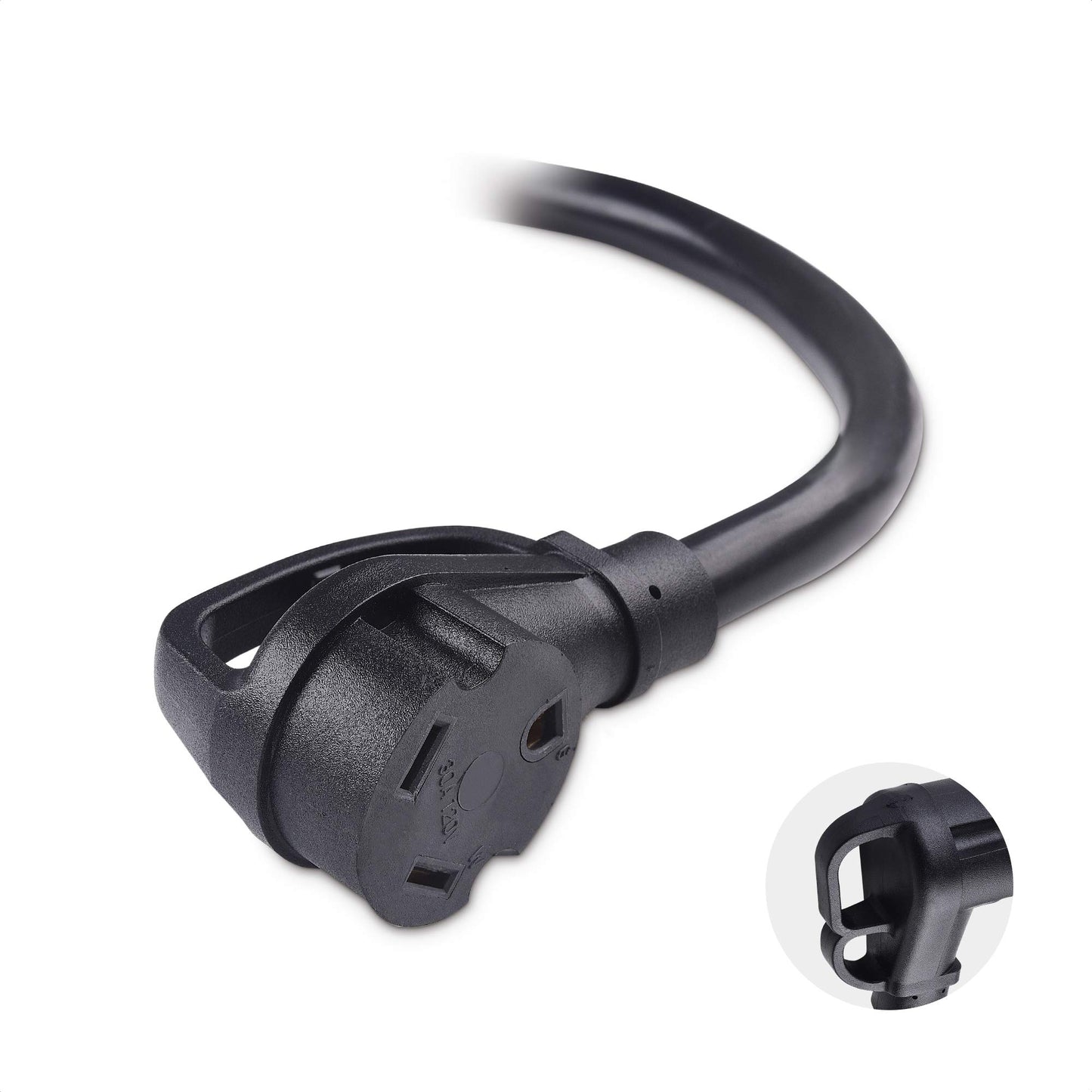 Cable Matters 3 Prong 30 AMP RV Extension Cord (30 AMP RV Cord, RV 30 AMP Extension Cord) - 25 Feet (NEMA TT-30P to TT-30R)