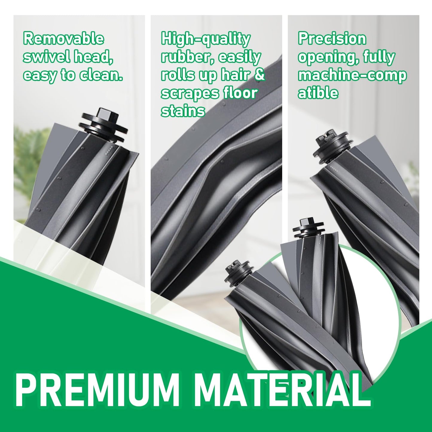 Klypticfit 25Pcs Replacement Accessories Kits Compatible with Dreame X40 Ultra / L40 Ultra / X40 Master / L40 Gen2 for P10 Pro Ultra - 1 Main Brush, 4 Filters, 6 Mop Pads, 8 Dust Bags, 6 Side Brush