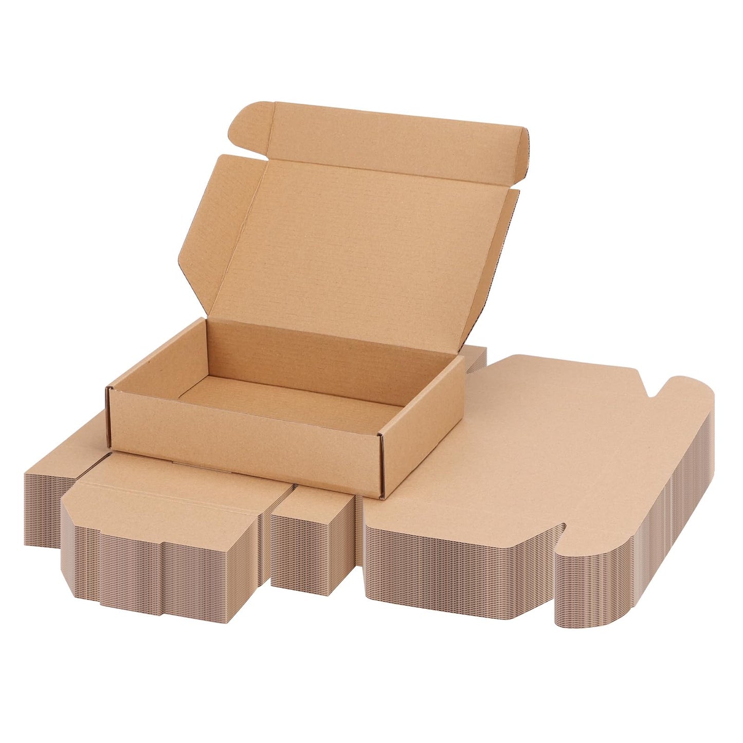 PHAREGE 9x6x2 inch Shipping Boxes Bulk 40 Pack Brown, Tab Lock Tuck Top Mailer Boxes for Packaging Small Business, Small Cardboard Gift Boxes for Wrapping Mailing Present