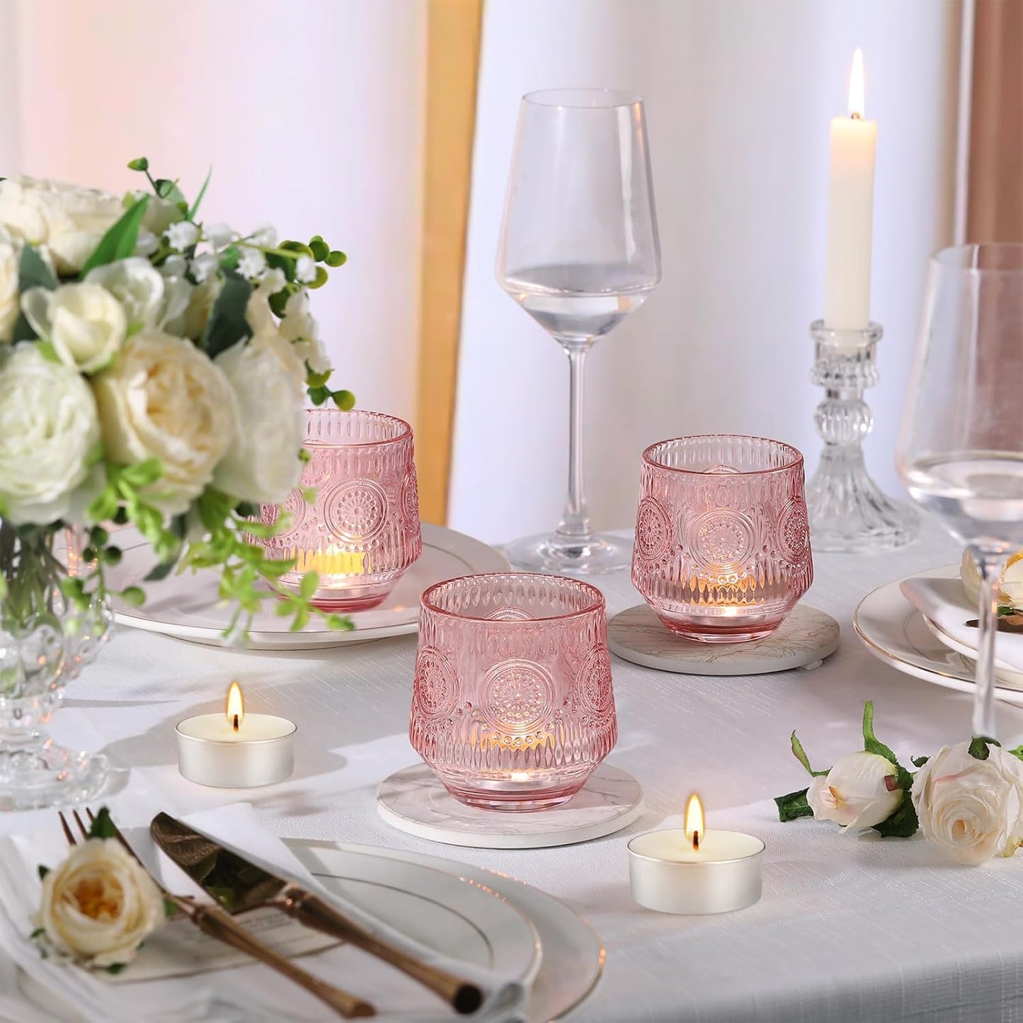 pliadvbu Unscented Tea Lights Candles,White, Smokeless, Dripless,200 in Bulk,4 Hour Long time Burning,for Weddings, Home, Pool,Shabbat, KCJK478