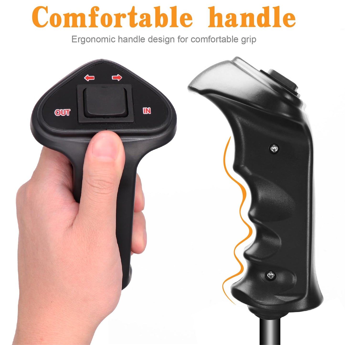 Torkettle Winch Hand Remote Controller with Control Socket Assembly for ATV UTV 12000LB Winch