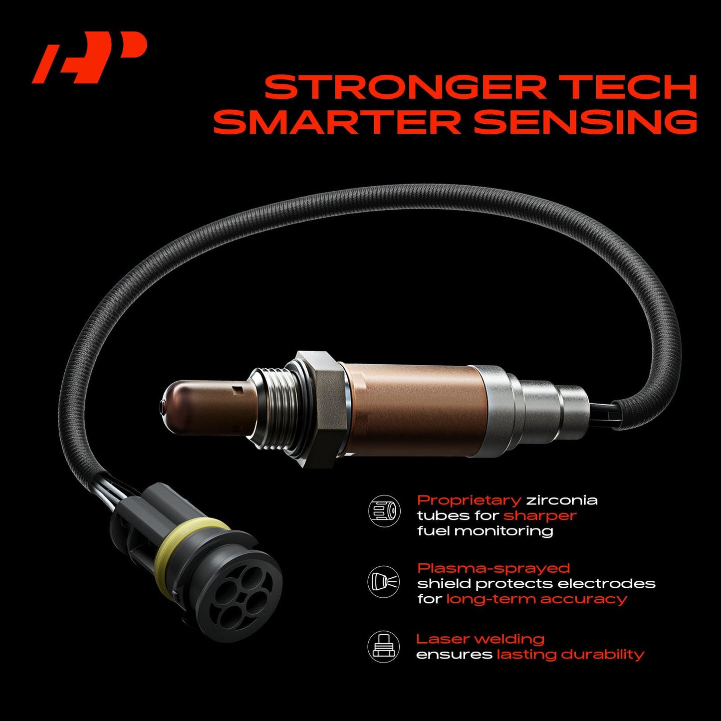 A-Premium O2 Oxygen Sensor Compatible with Chevrolet, GMC, Cadillac, Buick Models - Silverado, Tahoe, Equinox, Impala, Malibu, Sierra, Acadia, Yukon, Escalade, Lucerne - 2-PC Set