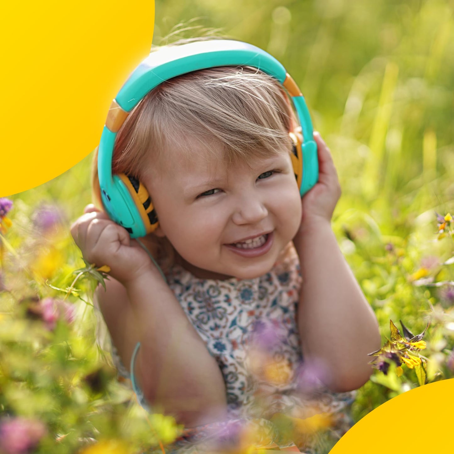 Kidrox® Premium Toddler Headphones for 1+ Year Old - iPad, Tablet, Car, Airplane, Travel, School with 85dB Volume Limit Safe, Durable, and Stylish Baby Infant Child 3.5mm Wired Headphone for Boy, Girl