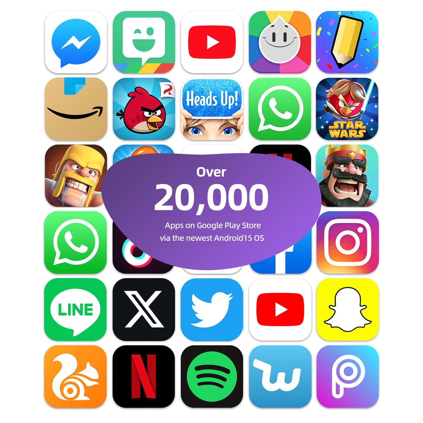 2025 Upgraded Kids Tablet, 10 Inch Android 15 Tablet for Kids with EVA Shockproof, 8-Core, 12(4+8) GB RAM 64GB Storage, Kids Space, Parental Control, WiFi, BT, Plimpton Kids20 (Purple)