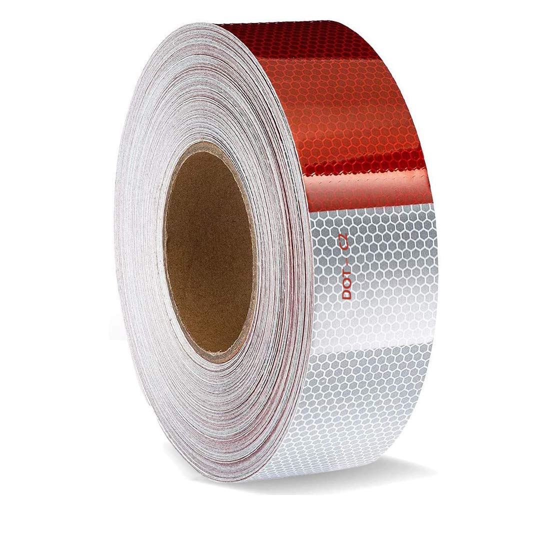 WONDER POINT 2" X 164FT DOT-C2 Reflective Tape, Waterproof Reflector Conspicuity Tape for Safety Strips on Trailers, Cars, Trucks