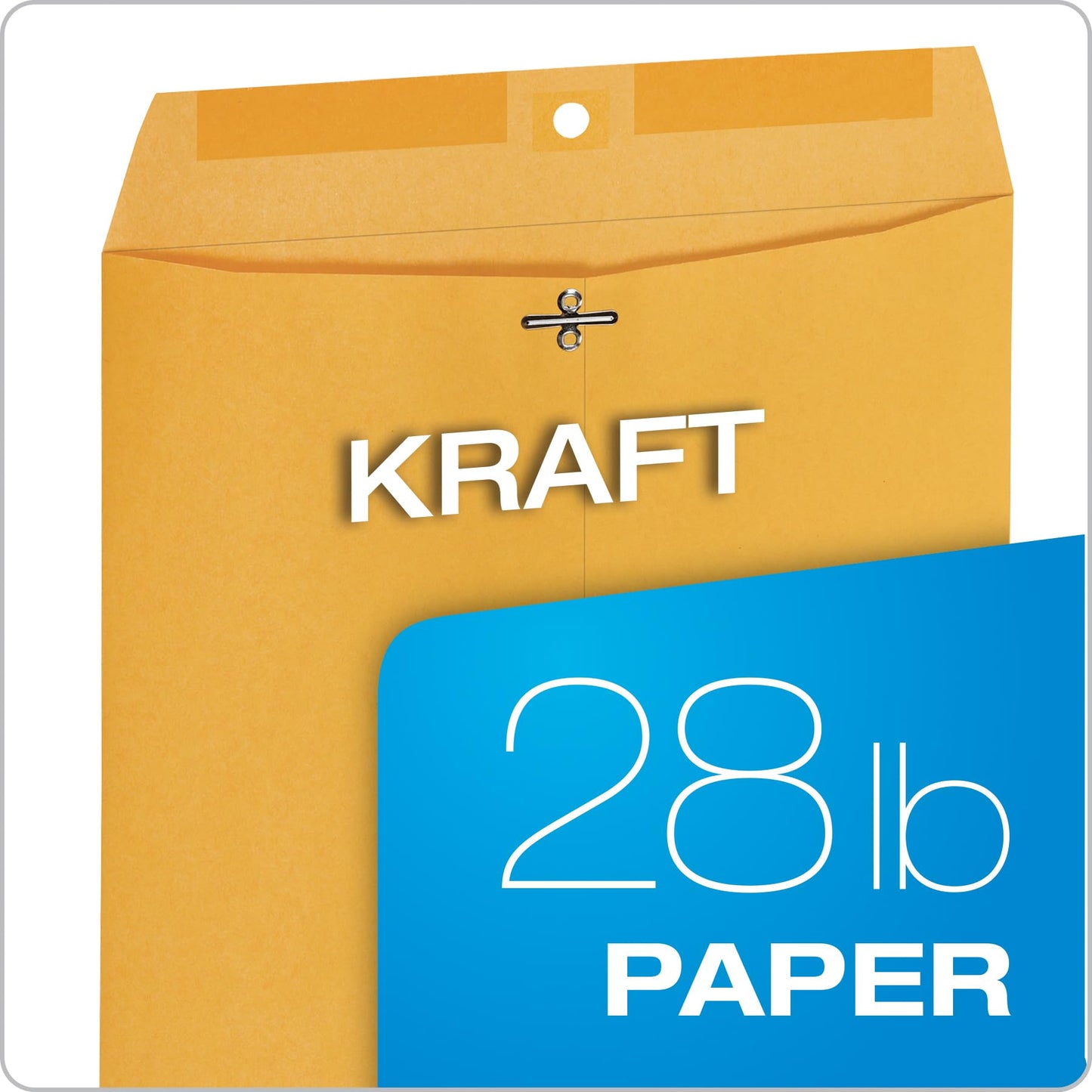Quality Park Clasp Envelopes, 10x13, Box of 100 (37897)