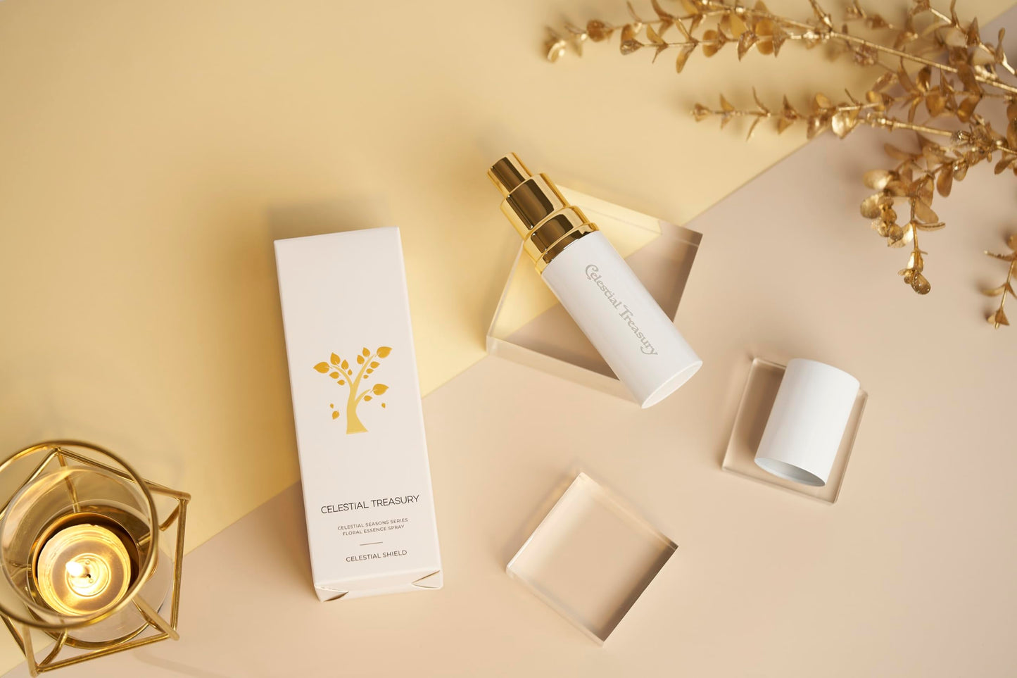 Celestial Treasury Clean Slate - Blessed Floral Essence Spray - Distilled Liquid from Five Elements Vitality Aqua with Sacred Plant Concoction - Purifying Body & Mind Removing Unwanted Elements - 30ml