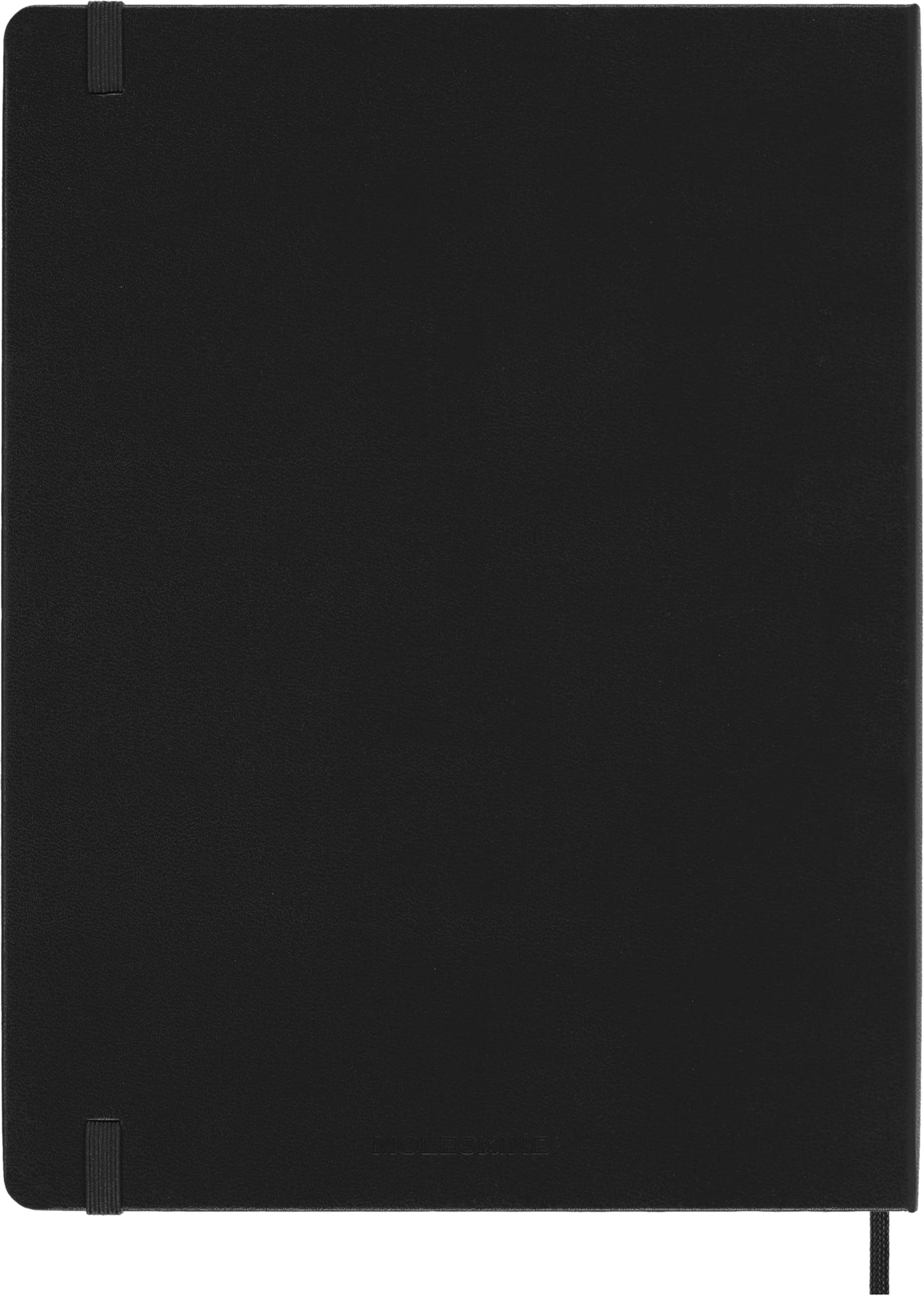 Moleskine Classic 18 Month 2026-2027 Weekly Planner, Hard Cover, XL (7.5" x 10"), Black, 208 pages