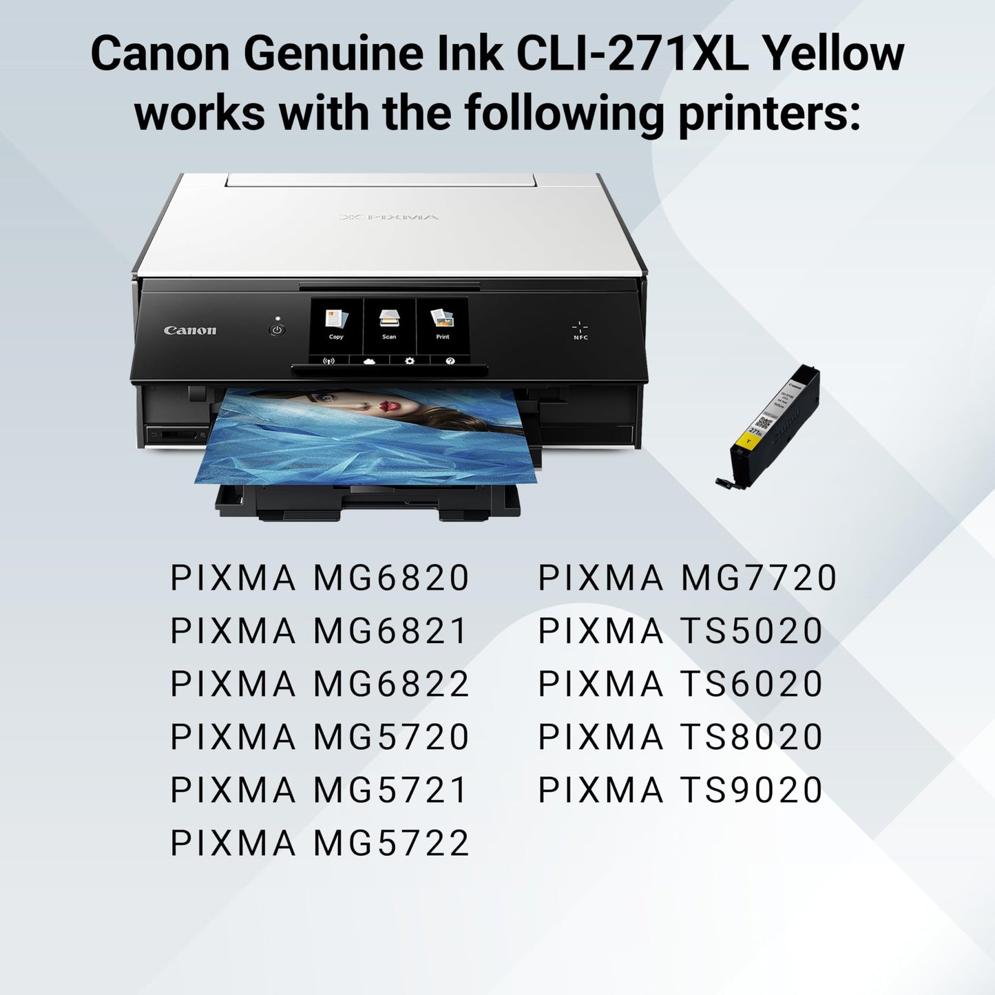 Canon Genuine Canon CLI-271XL HIGH Yield Ink Cartridge, Yellow