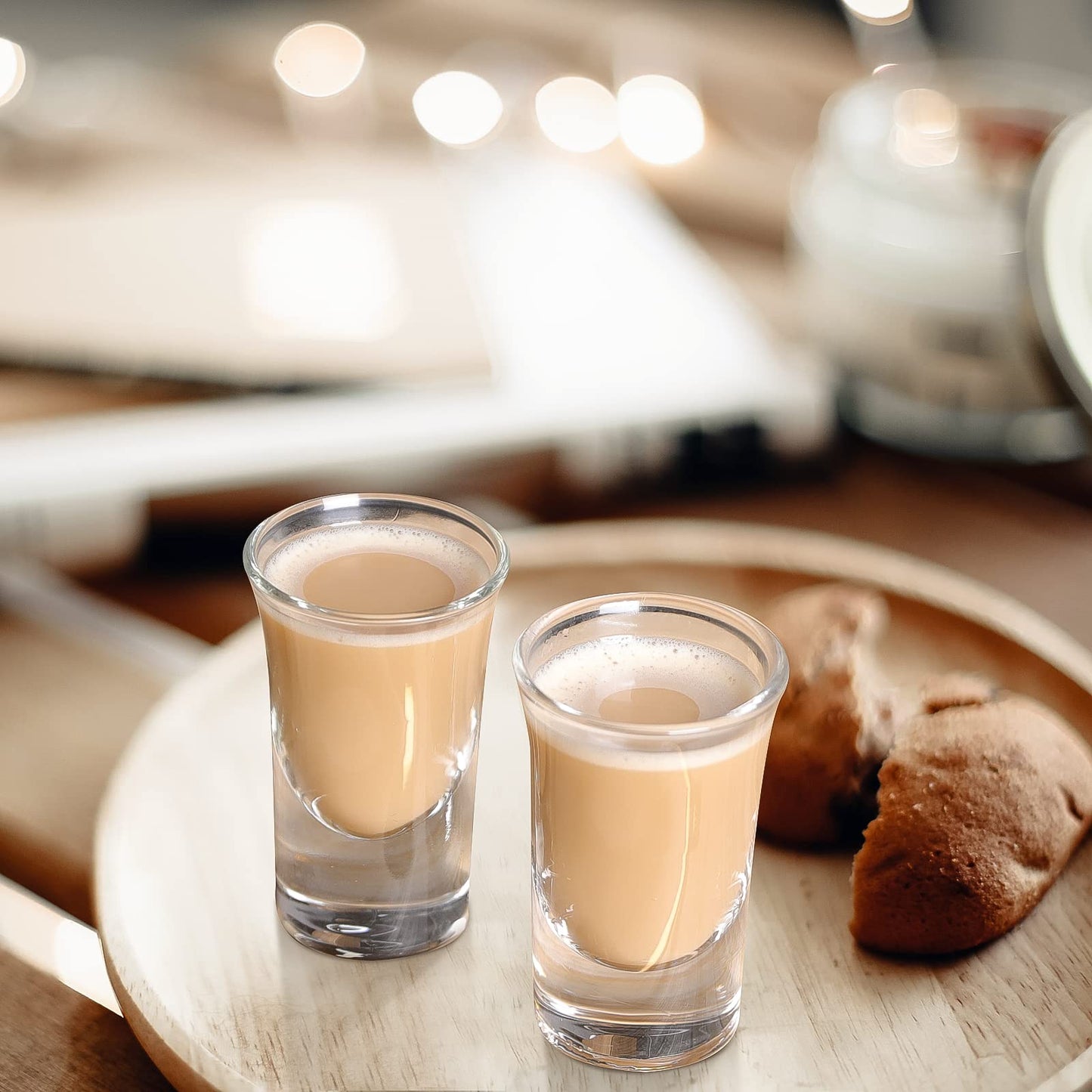 Shot Glasses Set of 24-1.2 OZ Clear Shot Glass with Heavy Base, Rock Shot Glasses Bulk for Cocktail, Vodka, Espressos, Liqueurs, Tequila and Desserts
