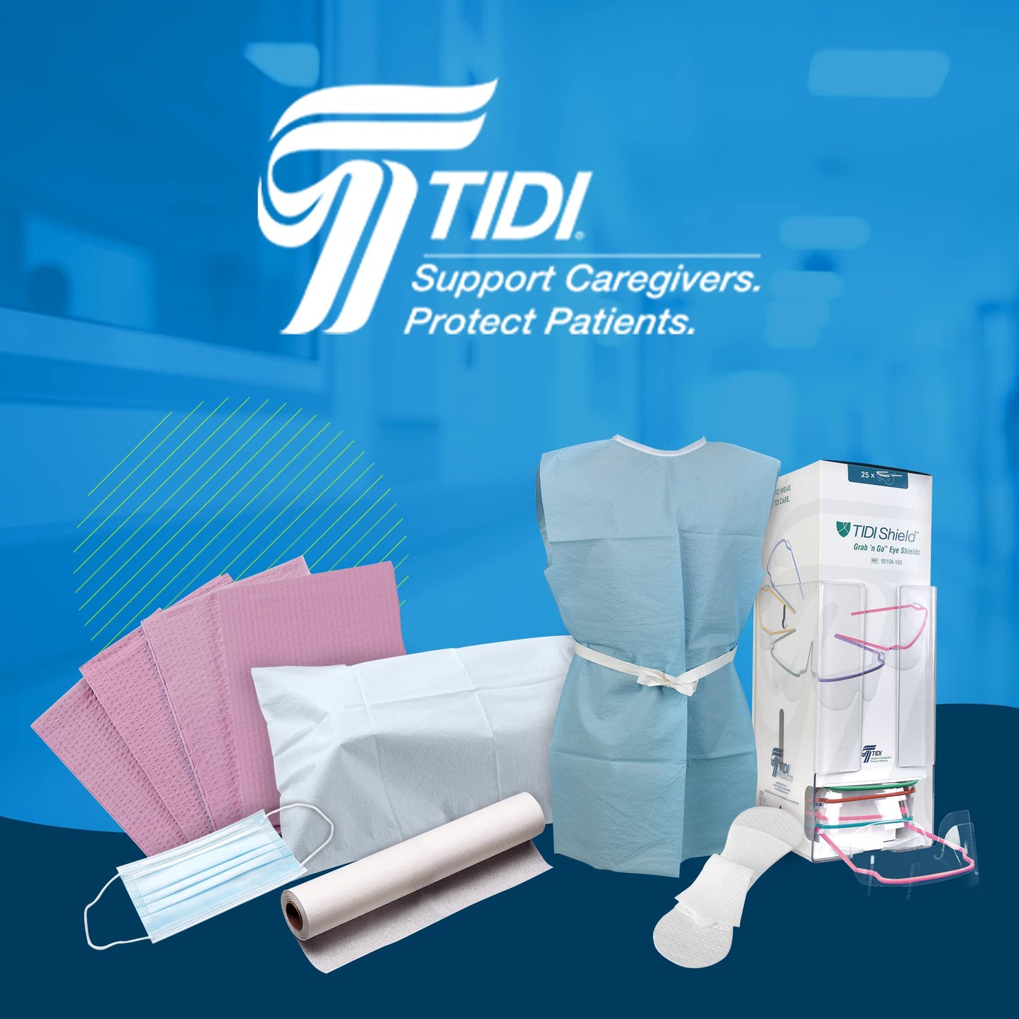 Avalon Papers 1001 Professional Towel, 3-Ply Tissue, 13'' x 18", White (Pack of 500)