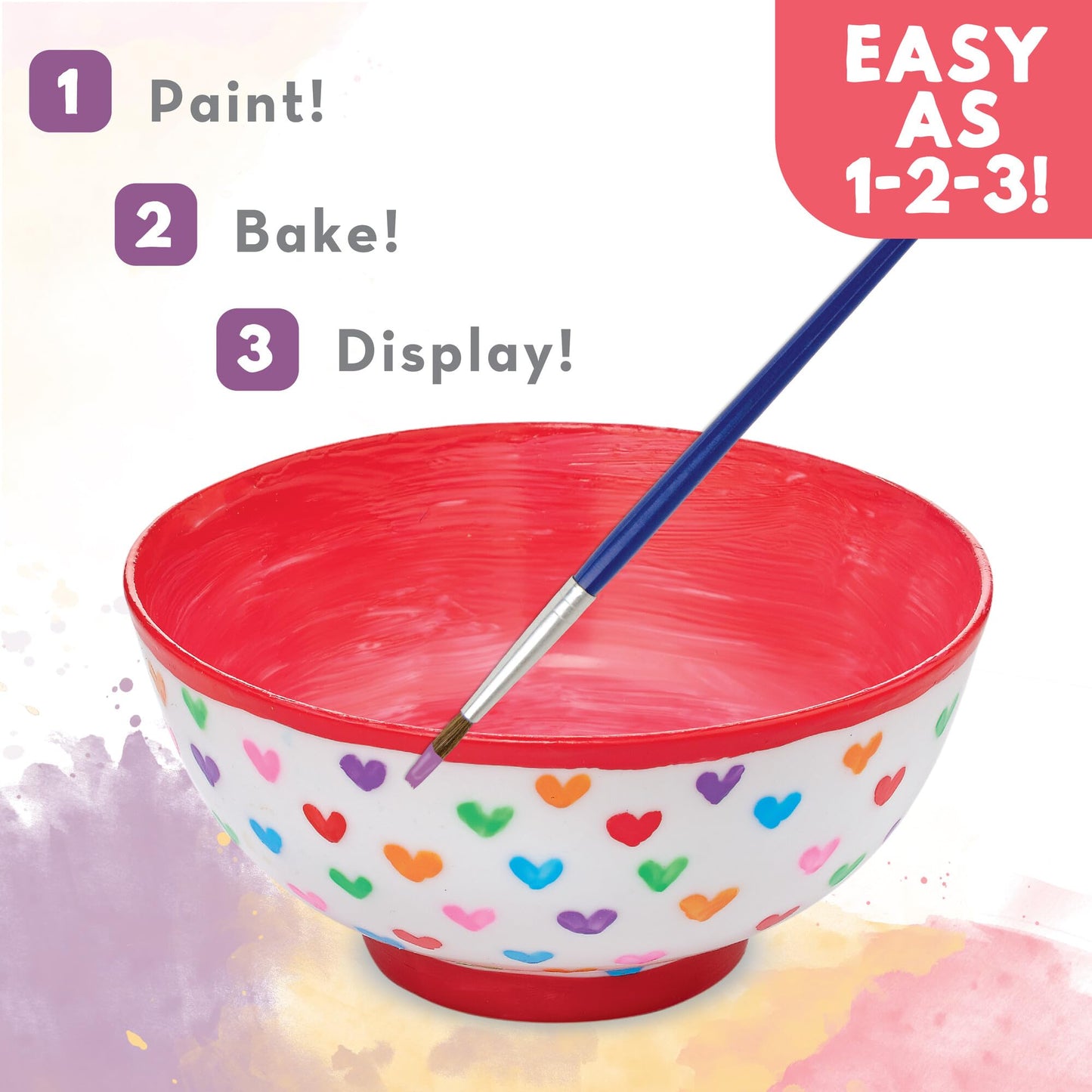 Mindware Paint-Your-Own Porcelain Bowls
