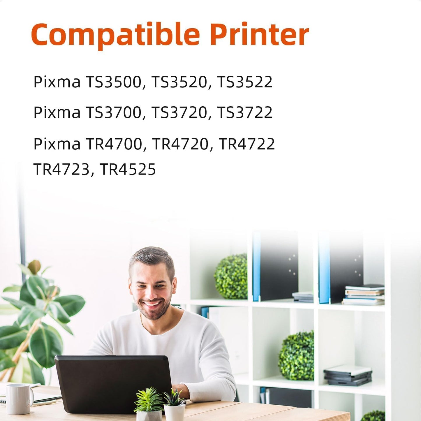 PG-275 XL/CL-276 XL High Yield Compatible for Canon 275 276 XL Ink Cartridges Replacement for Canon Printer Ink 275 276 Compatible for Canon Pixma TS3720 TR4720 TR4700 TR4723 TR4722 TS3500 Printer