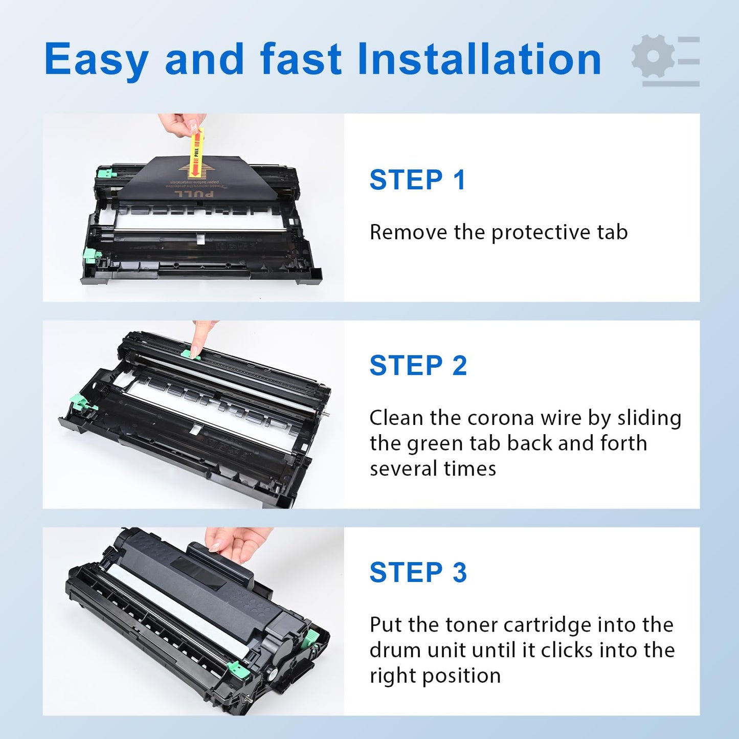 myCartridge Compatible DR730 Drum Unit Replacement for Brother DR-730 DR730 DR 730 to Compatible with MFC-L2710DW MFC-L2750DW HL-L2370DW HL-L2395DW DCP-L2550DW HL-L2350DW Printer (2 Drum, NOT Toner)