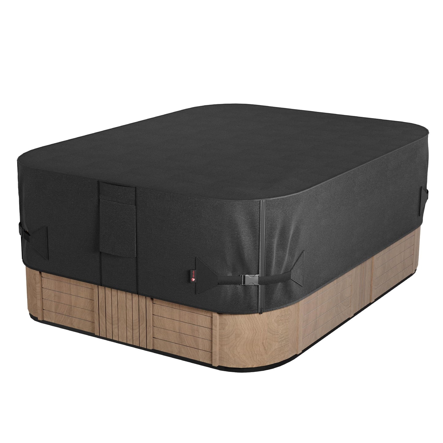 iBirdie Outdoor Waterproof Rectangular Hot Tub Cover 85 x 62 inch fit 84 x 61 or 83 x 60 or 82 x 59 SPA 600D Heavy Duty Rectangle Weatherproof Protectors Protective Cover Cap