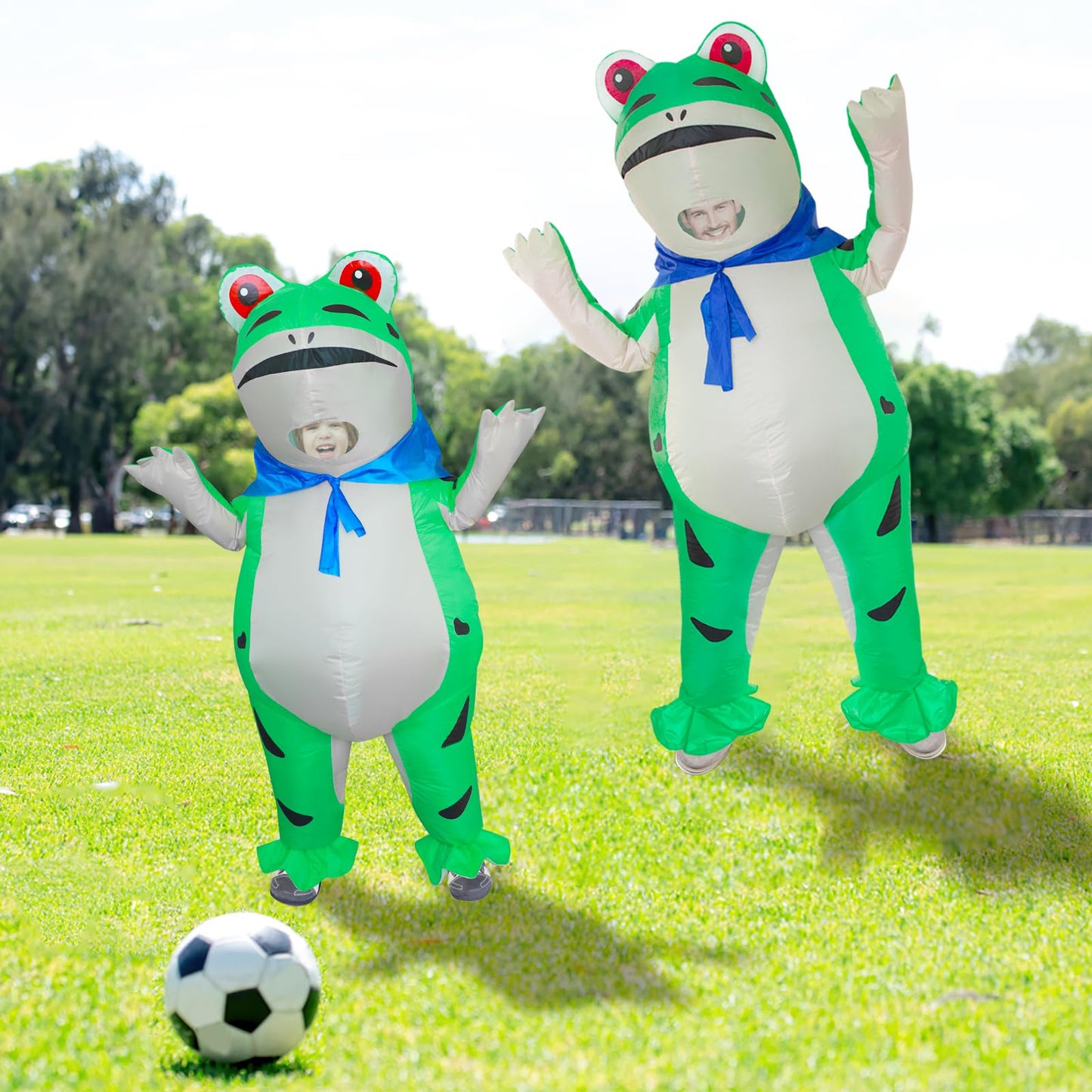 Stegosaurus Inflatable Frog Costume for Kids Halloween Cute Animal Costumes Funny Blow Up Costumes for Boys Girls