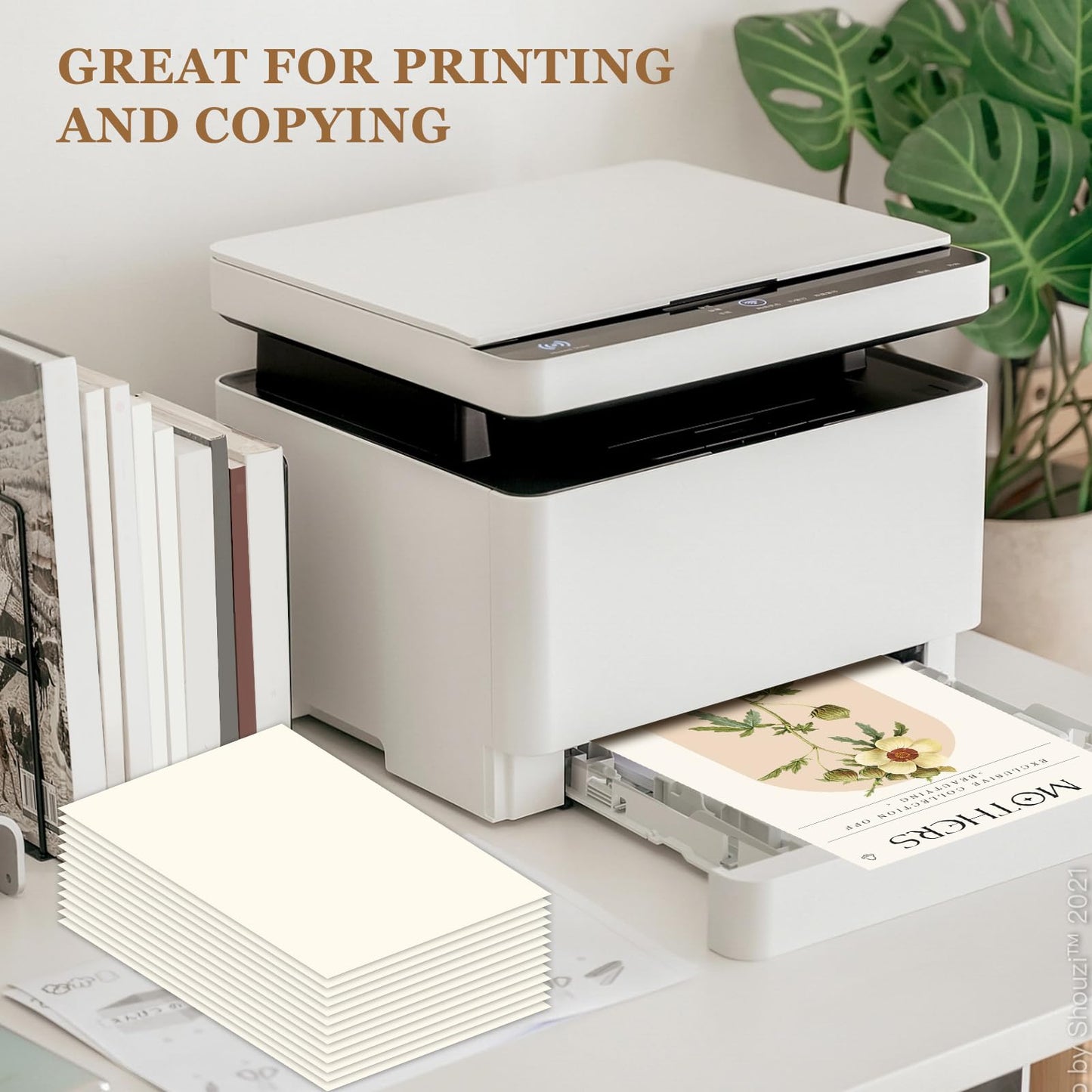 100 Sheets Cream Cardstock Paper 8.5" x 11", 85 lb/230 GSM Card Stock Printer Paper for Cards Making, Office Printing, Cards for Wedding, Invitation, Business, Menus, Certificate, Valentine’s Day