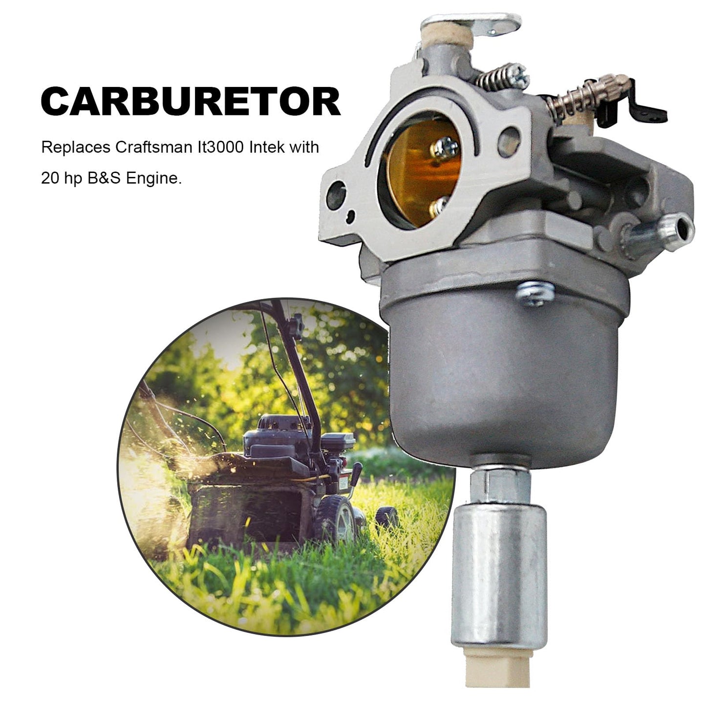 SYOWADA 799727 Carburetor 698620 Carb Replacement for Brigs-straton 287707 287777 28N707 28N777 28Q777 495935 498061 499153 690194 791886 14HP 15HP 16HP 17HP 18HP Engine Carburetor