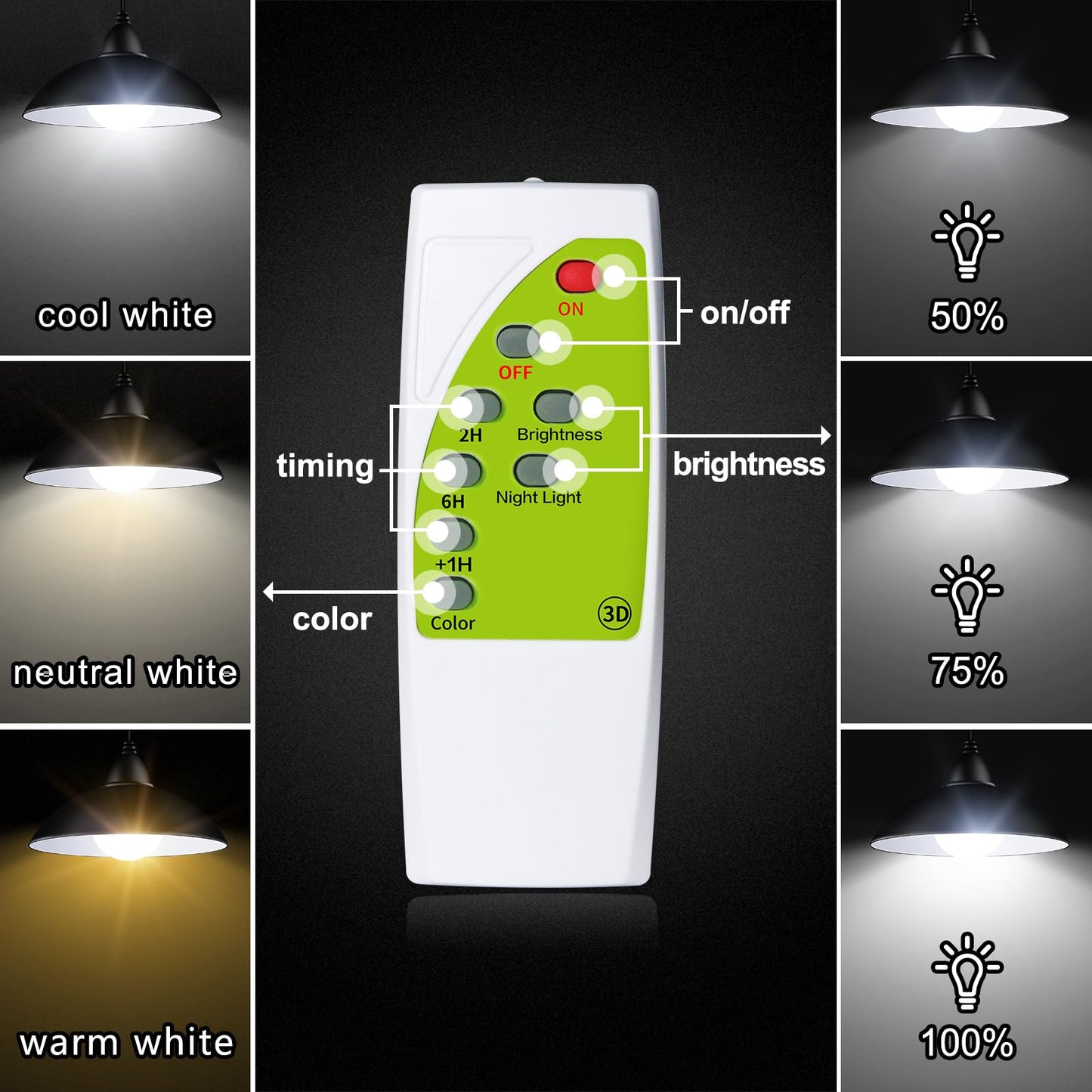 intelamp Solar Pendant Lights, Solar Shed Lights by Remote Control Solar Powered Indoor & Outdoor Lights Hanging Lights，Solar Powered Gazebo Lights Outdoor，for Storage Room Home Yard Porch Balcony