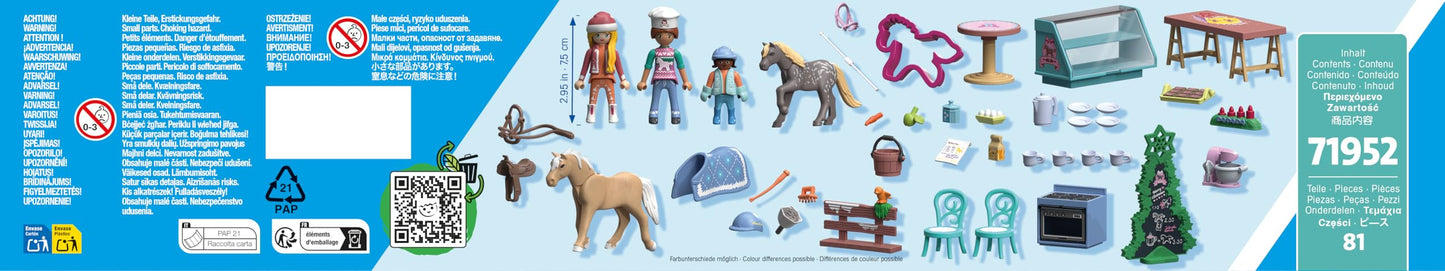 PLAYMOBIL Advent Calendar: Christmas at the Rider Café