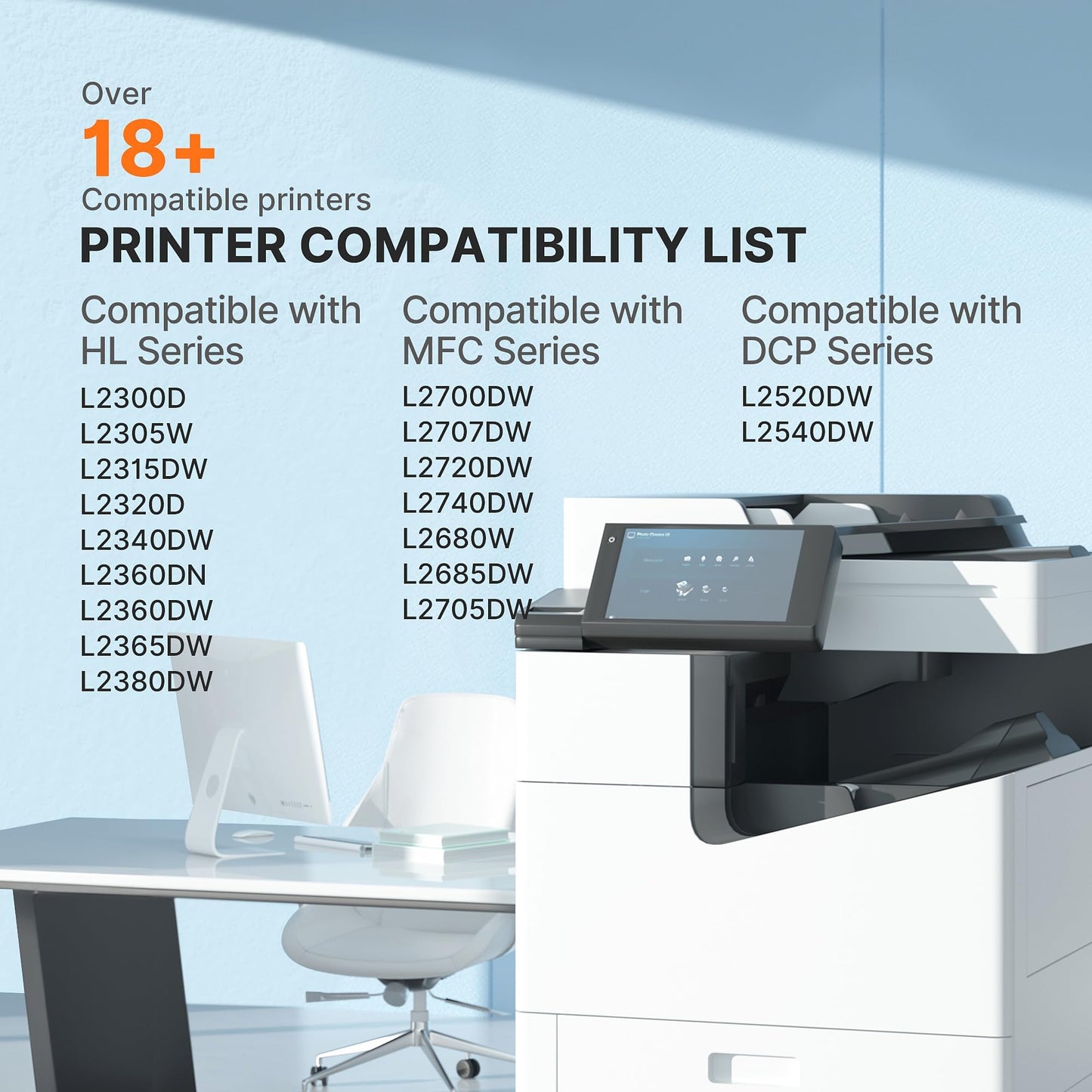 TN660 Toner Cartridges 4 Pack Compatible Replacement for Brother TN660 TN-660 TN630 for DCP-L2520DW MFC-L2740DW HL-L2320D HL-L2360DW DCP-L2540DW MFC-L2700DW MFC-L2720DW Printer High Capacity Black