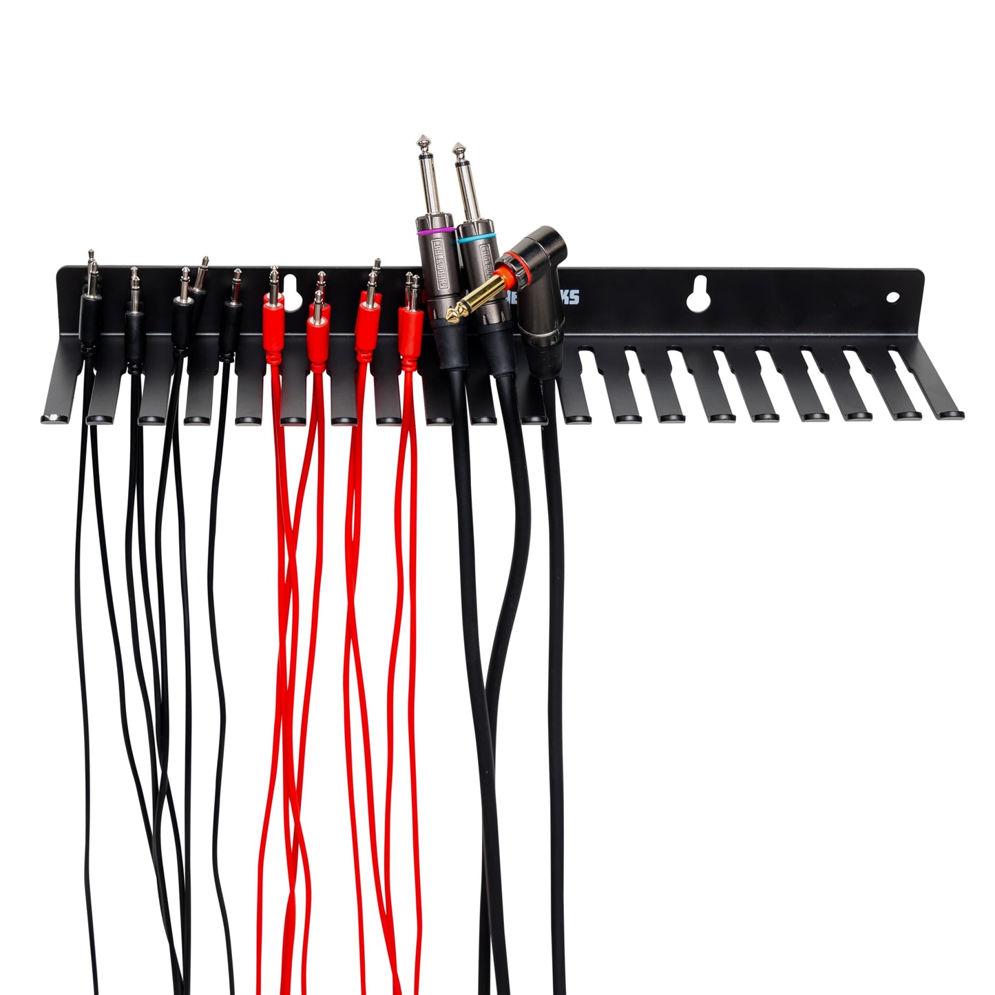 Gator Frameworks Wall Mountable Cable Hanger and Organizer with 19 Cable Slots; Ranges from 5-9mm Spaces (GFW-CABLEHANGER)