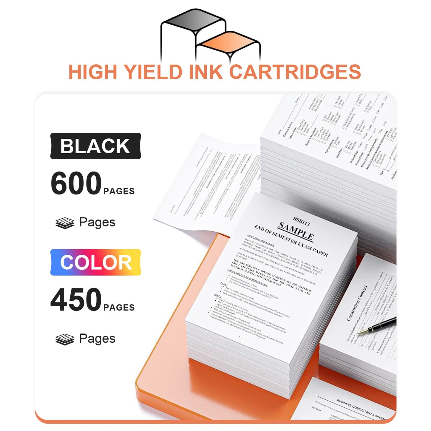 DMAOCO PG-210XL/CL-211XL Ink Cartridges Compatible for Canon 210 211, 210XL 211XL Ink Pack Replacement for MP495 MP280 MP490 MP480 MP270 MP240 MX420 410 350 (1Pack Combo)