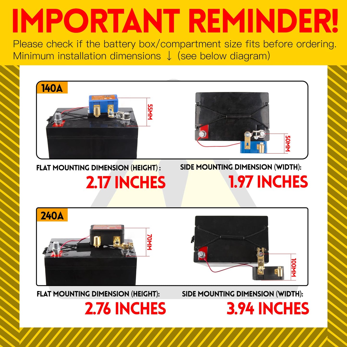 Remote Battery Disconnect Switch 12V 240A with Led Voltage Display, Ultra-Low Standby Current (0.001A), Anti Theft and Battery Drain, Battery Kill Switch for Car, RV, ATV, Truck, Tractor, Boat