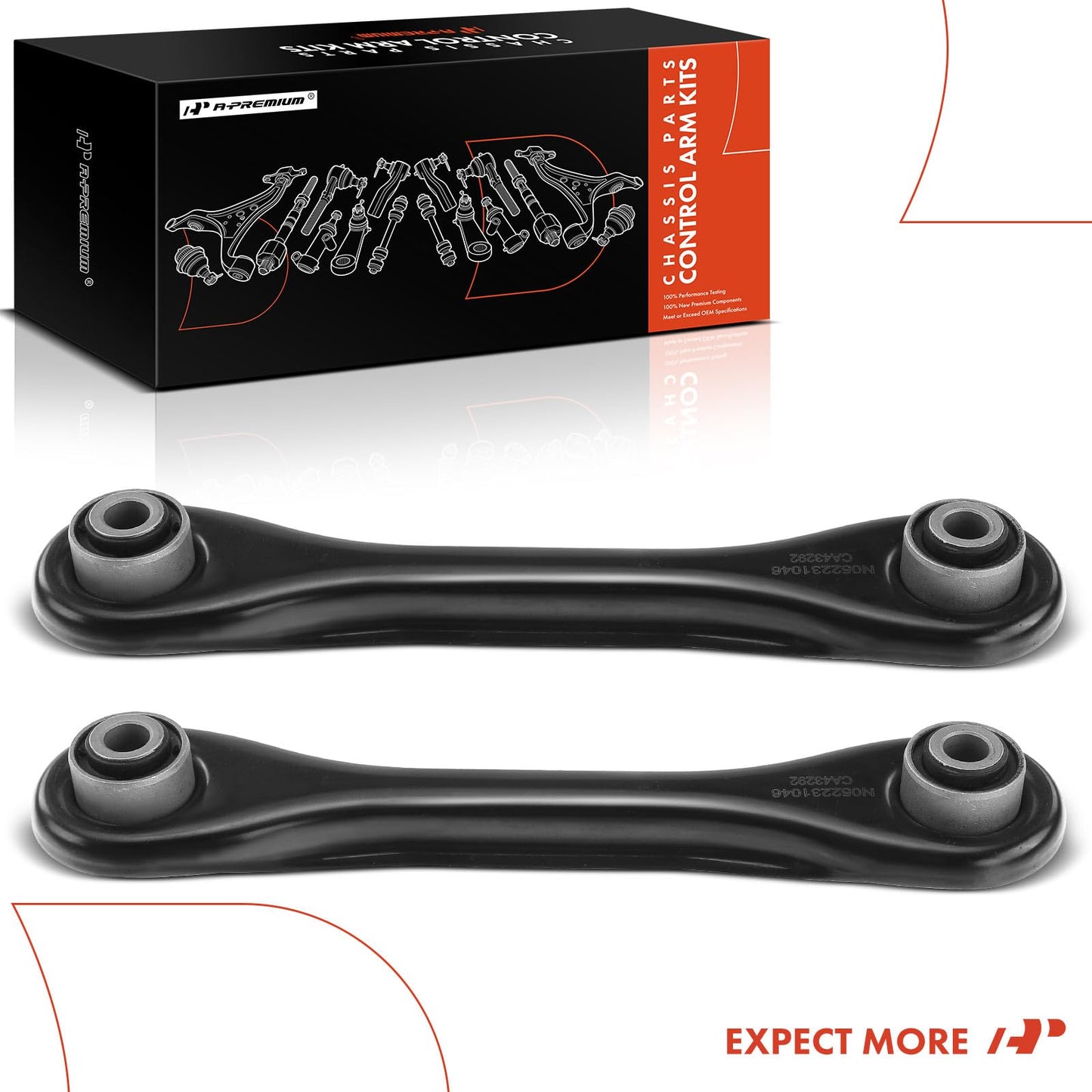 A-Premium 2 x Rear Forward Lower Control Arm, with Bushing, Compatible with Ford Escape 2013 2014 2015 2016 2017 2018