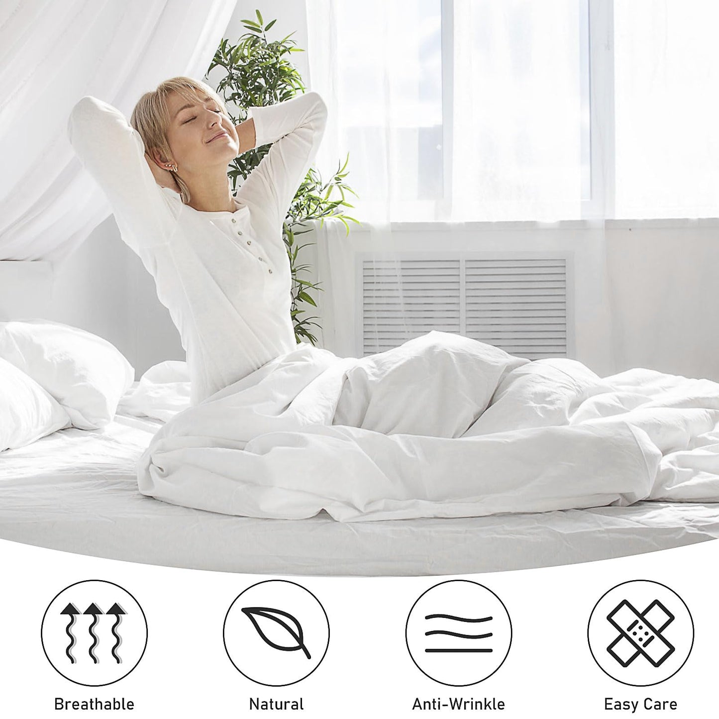 10 Pack Bedding Twin Fitted Sheets Bulk Fitted Bed Twin Size Sheet 39'' x 75'' Single Size Bottom Sheets up to 12 Inches, Ideal for School Dormitory Home Salons Hotels (White)