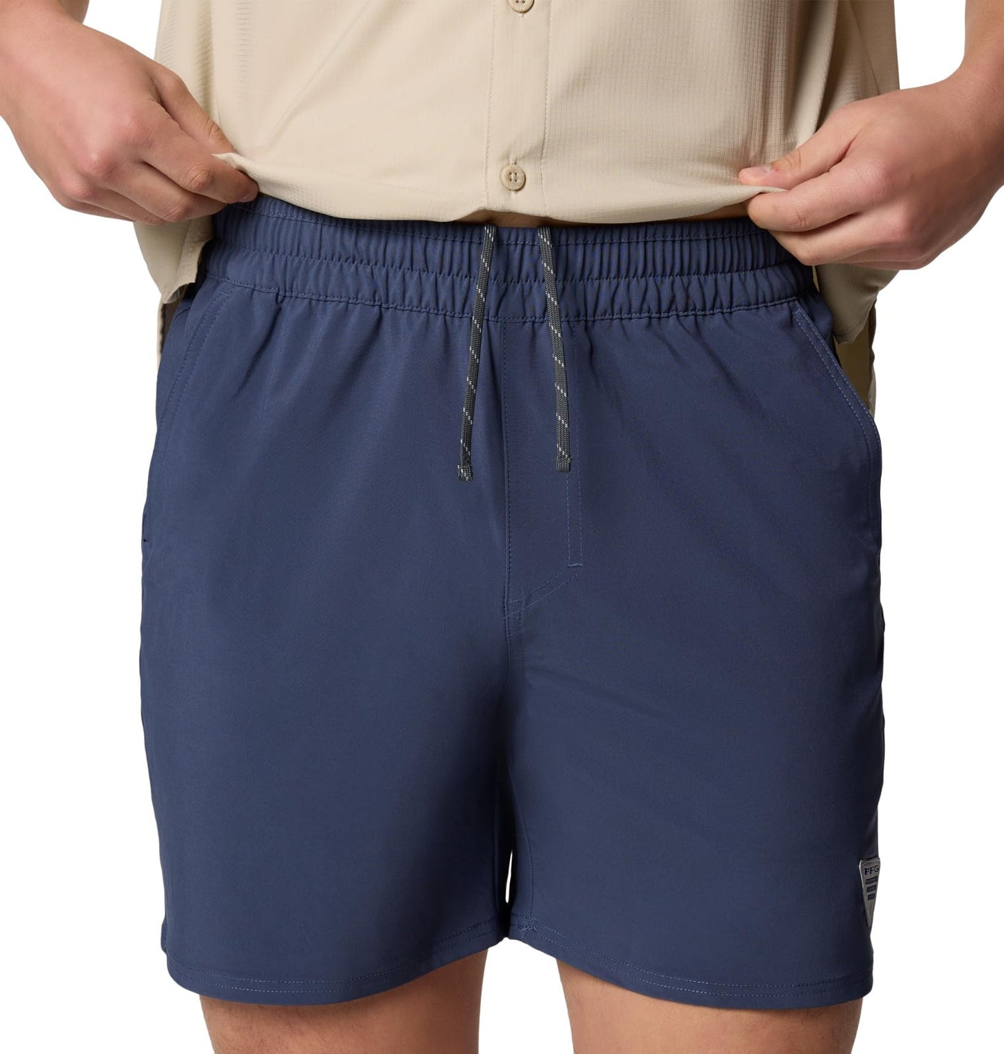 Columbia Shorts Men's PFG Terminal Roamer Stretch, Nocturnal, Large x 6, Nocturnal, Large/6" Inseam