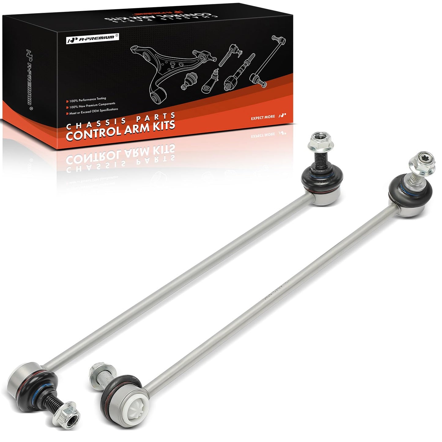 A-Premium 2 x Front Sway Bar Links Stabilizer Bar Links, Compatible with BMW X3 2011-2017, X4 2015-2018