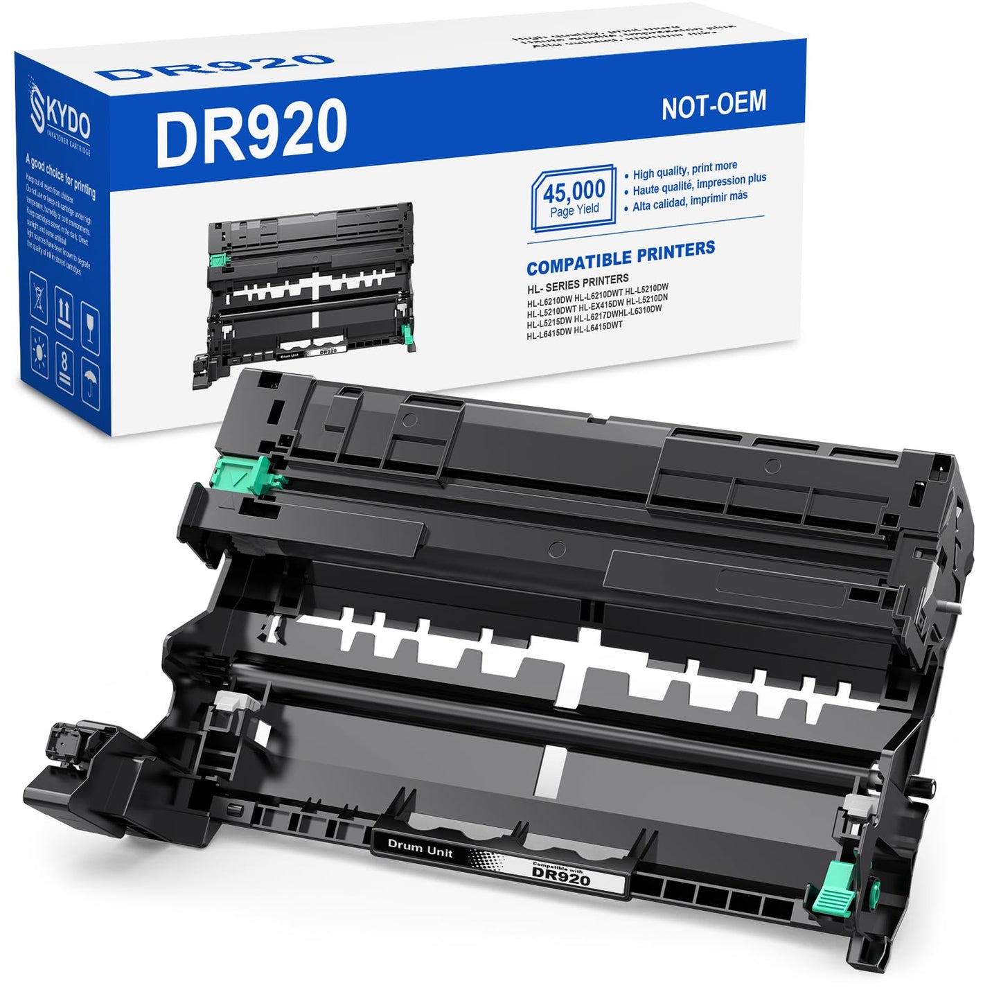 DR920 Drum Unit Replacement for Brother DR-920 DR 920 Use with HL-L5210 HL-L5215DW HL-L6210DW HL-L6217DW HL-L6310DW HL-L6415DW DCP-L5510DN Printer (Drum Only)