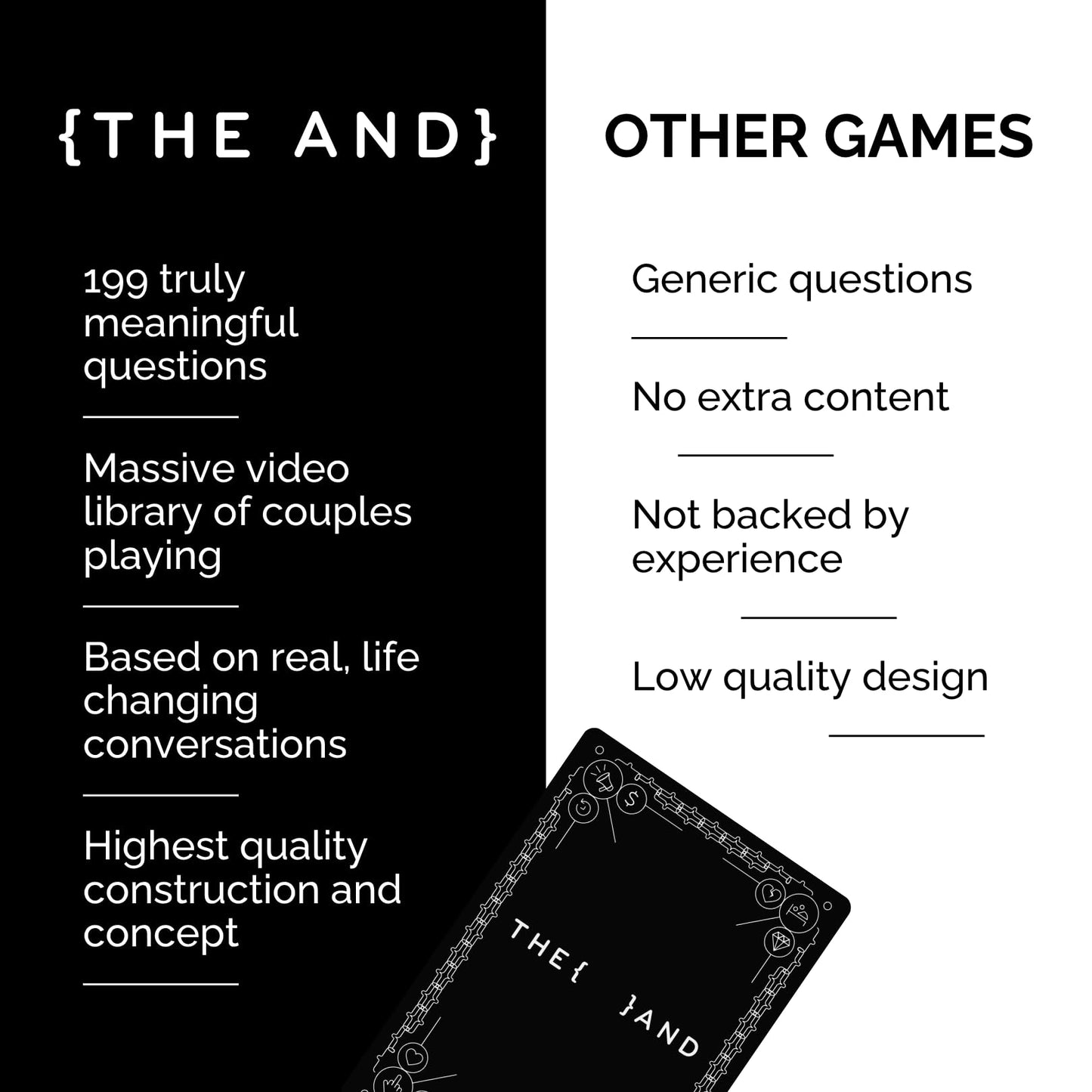 (The and) Couples Edition - 199 Meaningful Conversation Cards for Couples - Questions to Deepen Connection & Build Relationships - Intimate & Romantic Card Game on Date Night by The Skin Deep