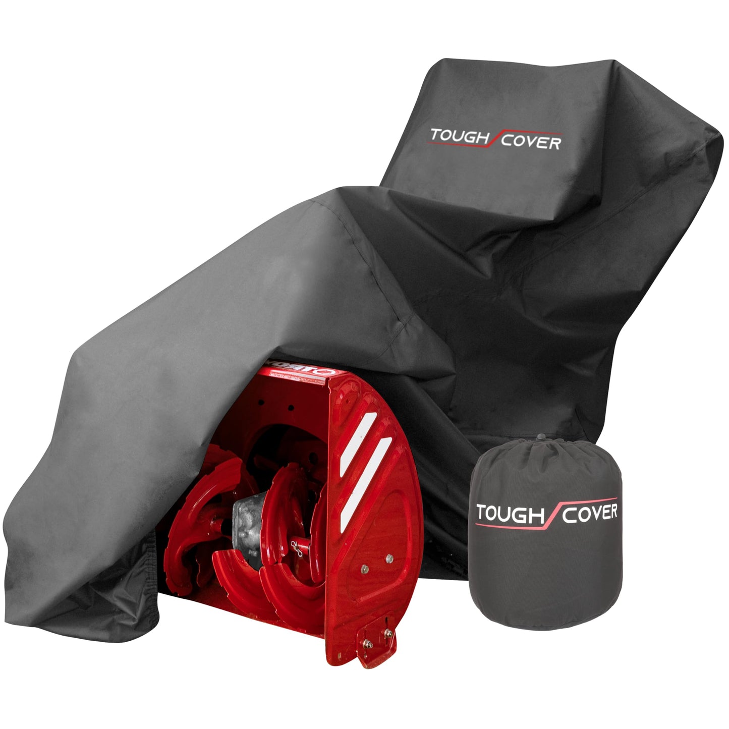 Tough Cover Snow Blower Cover - 600D Marine Grade Fabric, Snowblower Covers Waterproof Outdoor, Heavy Duty Snow Thrower Cover Universal Fit for EGO, Honda, Ariens, Ryobi, Troy Bilt, and PowerSmart