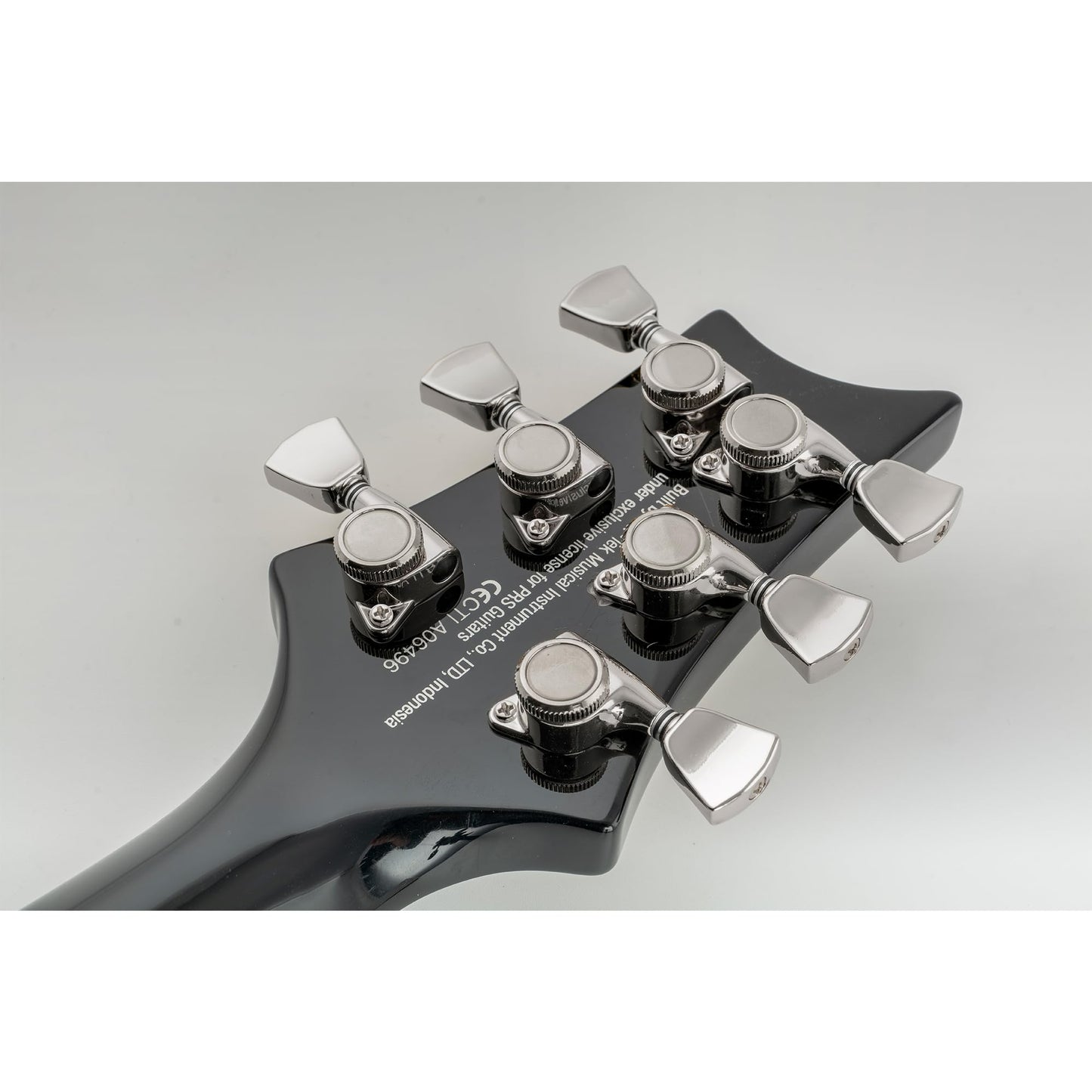 Musiclily Pro 3R3L 18:1 Ratio Full Sealed Locking Machine Heads Tuners Tuning Pegs Keys with Keystone Button 45 Degree Screw for LP SG Style Electric Guitar, Chrome
