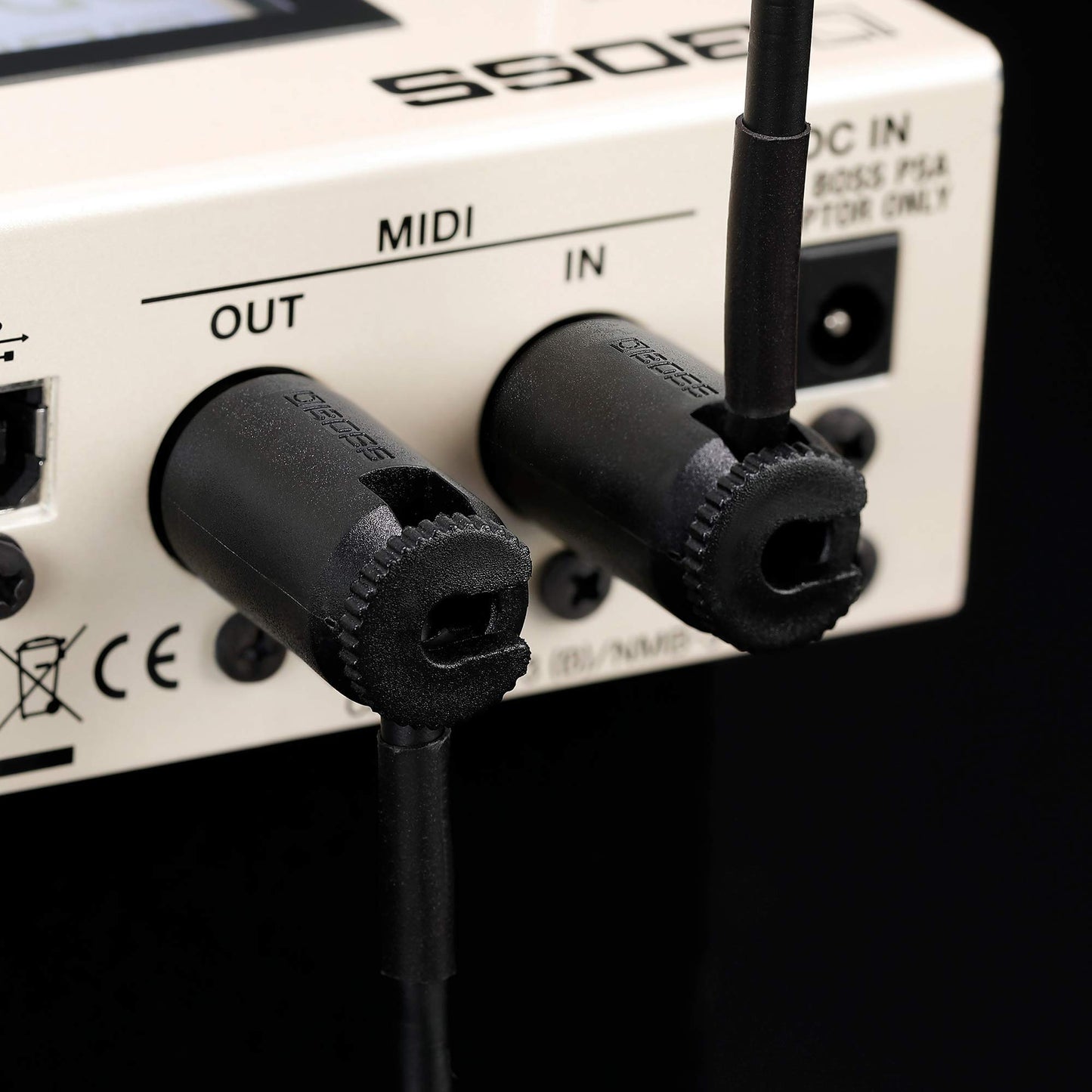 BOSS Bmidi-Pb1 – 1Ft/30Cm Length – Space-Saving Midi Cable with Multi-Directional Connectors, Perfect for Pedalboards and All Midi Applications
