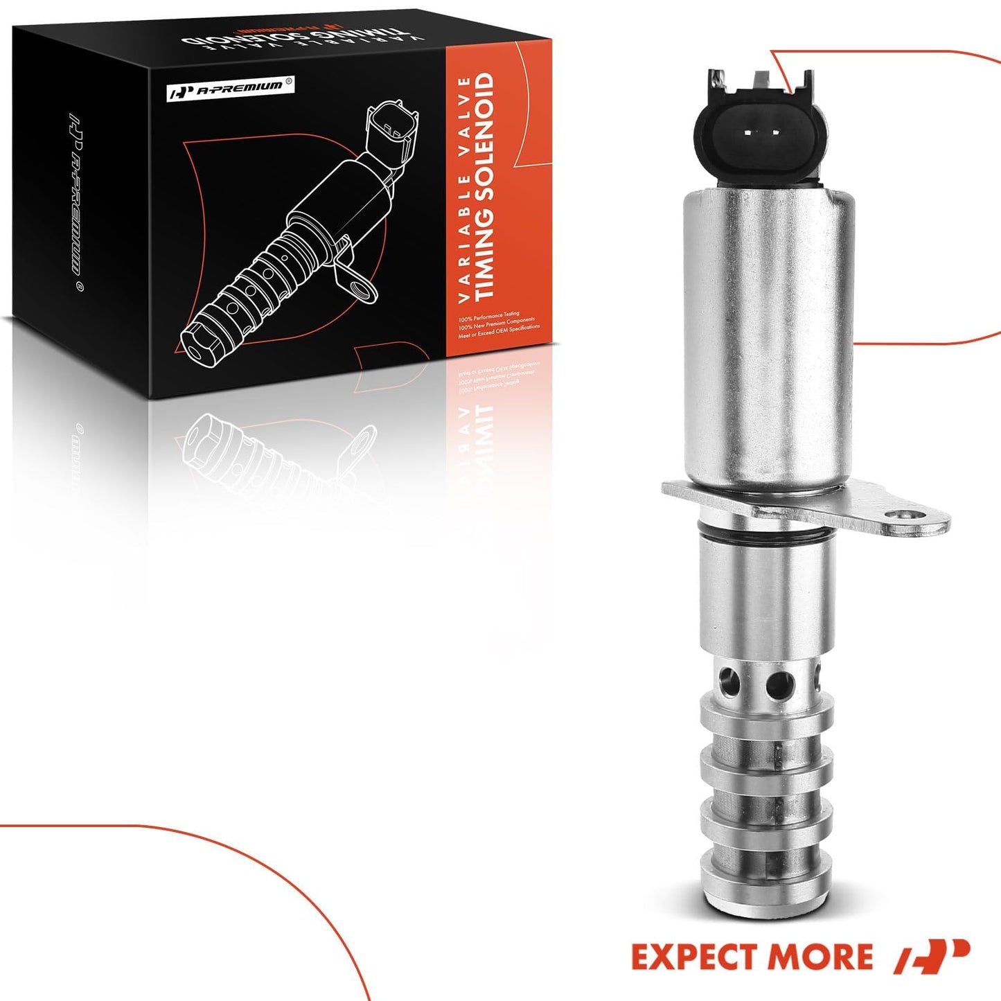 A-Premium Engine Variable Valve Timing (VVT) Solenoid Compatible with Buick Rainier & Chevrolet Colorado Trailblazer & GMC Canyon & Hummer & Isuzu, Replace# 917-010 12568078 12576768