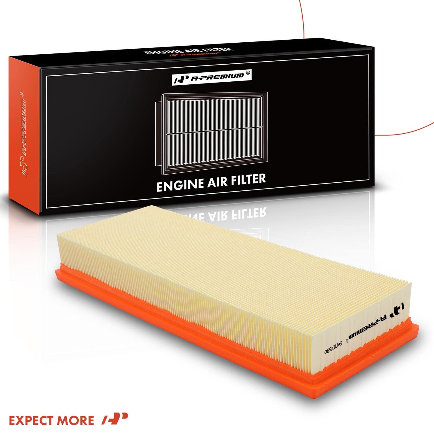 A-Premium 2-PC Engine Air Filter Compatible with Mercedes-Benz C-Class C230 C240 C320, E-Class E320 E550, CL500 CL550, G550 GL550, ML350 ML450, R350 R550, S400 S550 & More