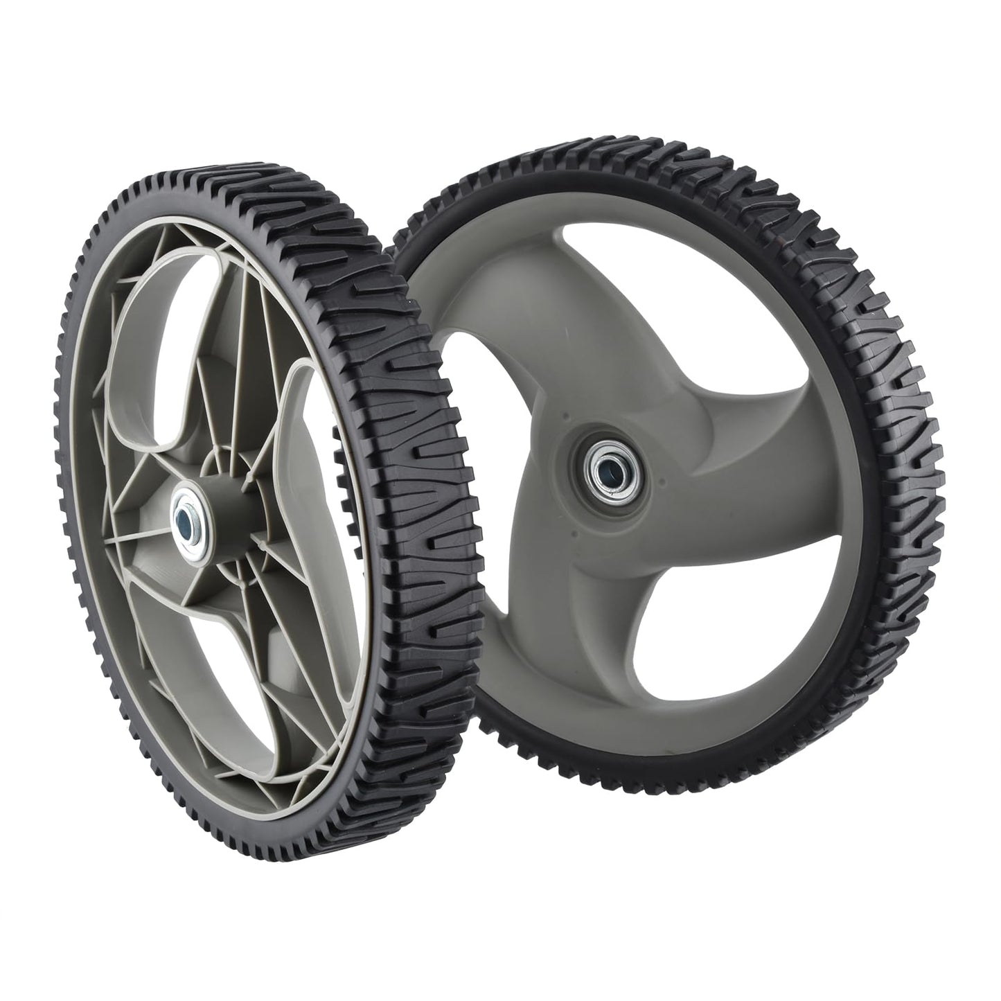 12-inch Lawn Mower Wheel 532433121 Replacement for Craftsman Fit for Husqvarna for Poulan Pro Lawnmower, 2 pcs