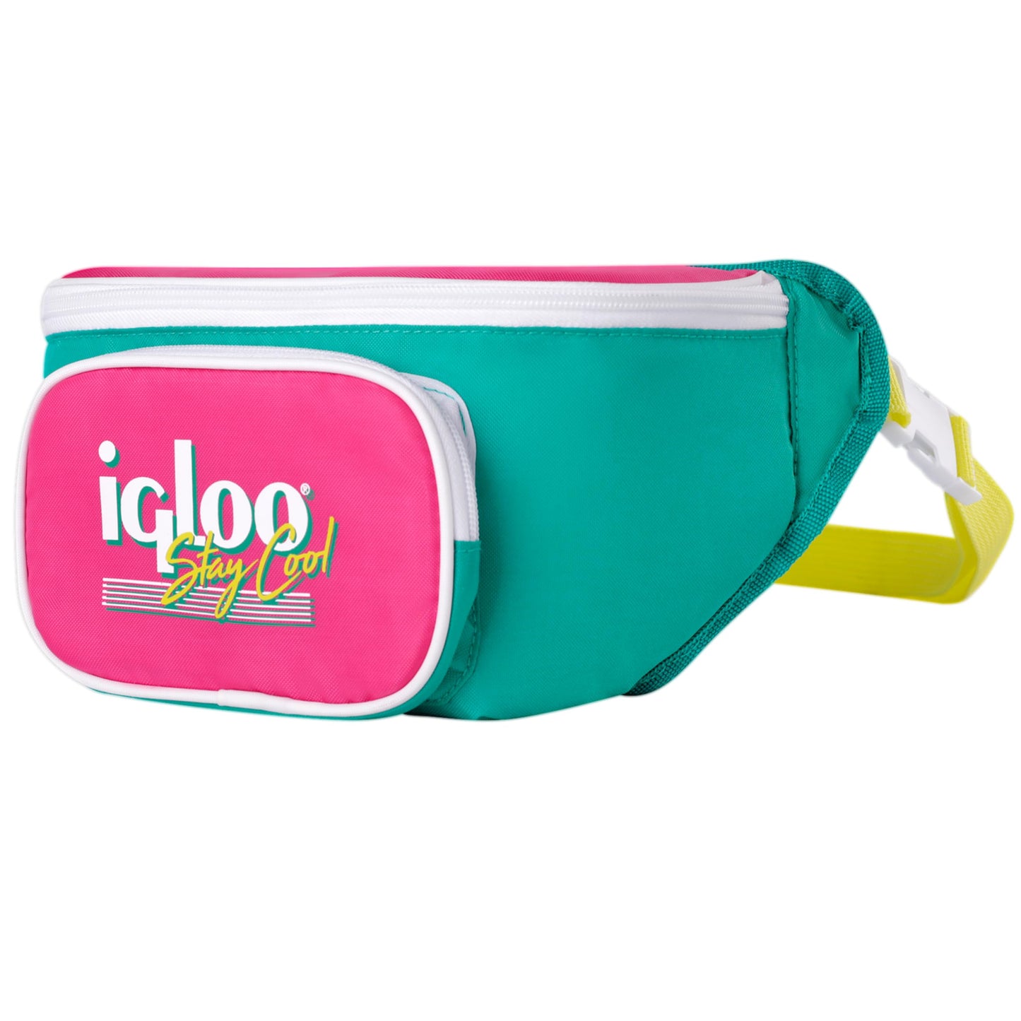 Igloo 90s Retro Collection Fanny Pack Portable Cooler, Jade