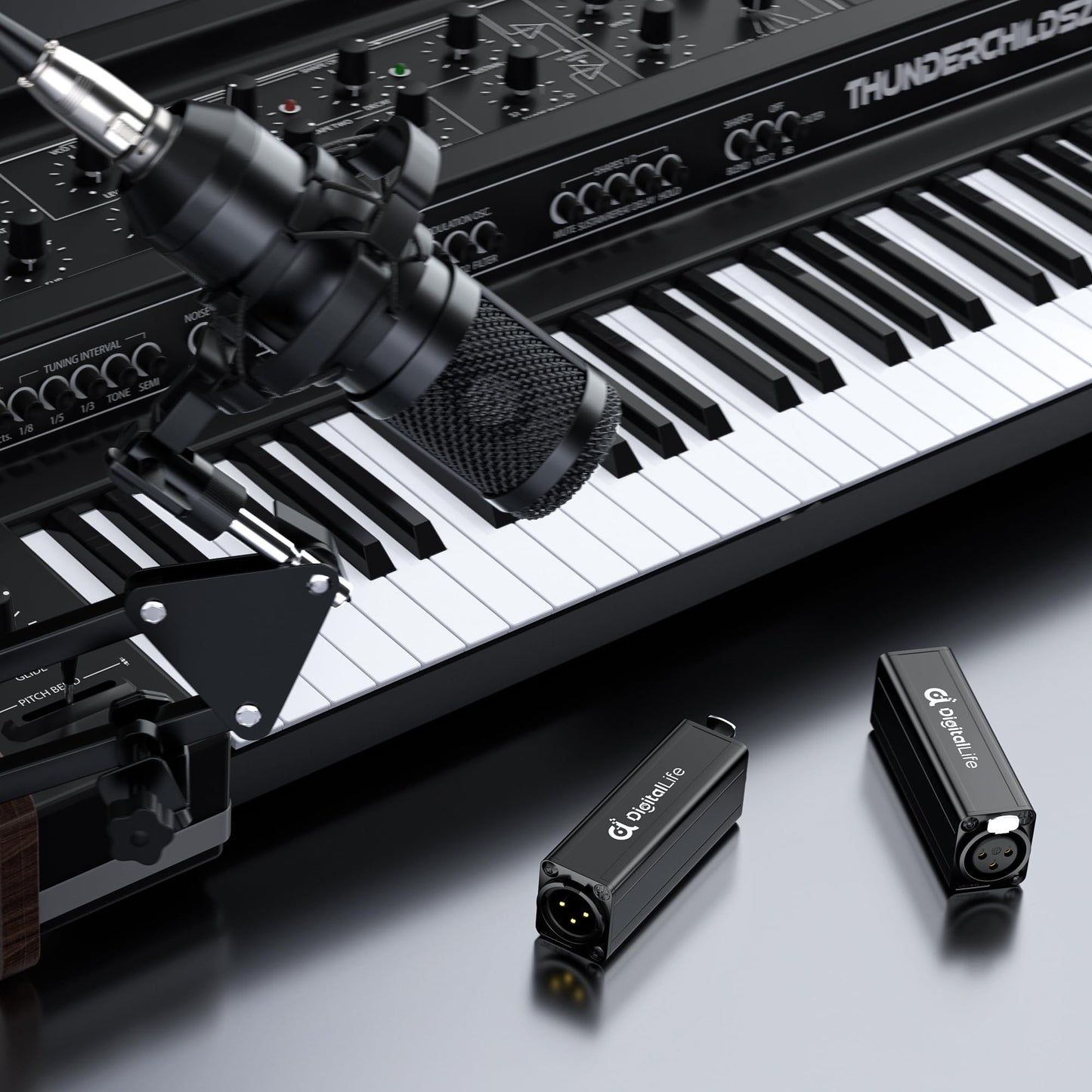 DigitalLife HumBlock XLR Series | Single-Channel XLR Audio Ground Loop Noise Isolator - Hum Eliminator - Passive, XLR-A600, M/F, 1-Pack (Not Compatible with P24/P48 Powered Microphones)
