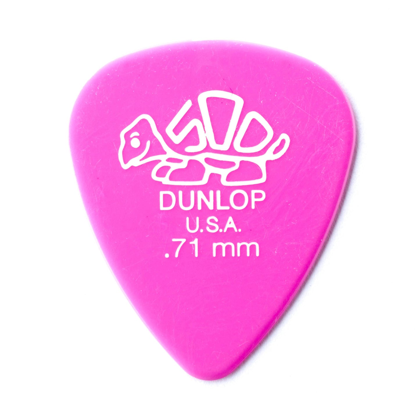 Dunlop 41R71 .71mm (Medium Pink) Delrin Guitar Picks, 72-Pack