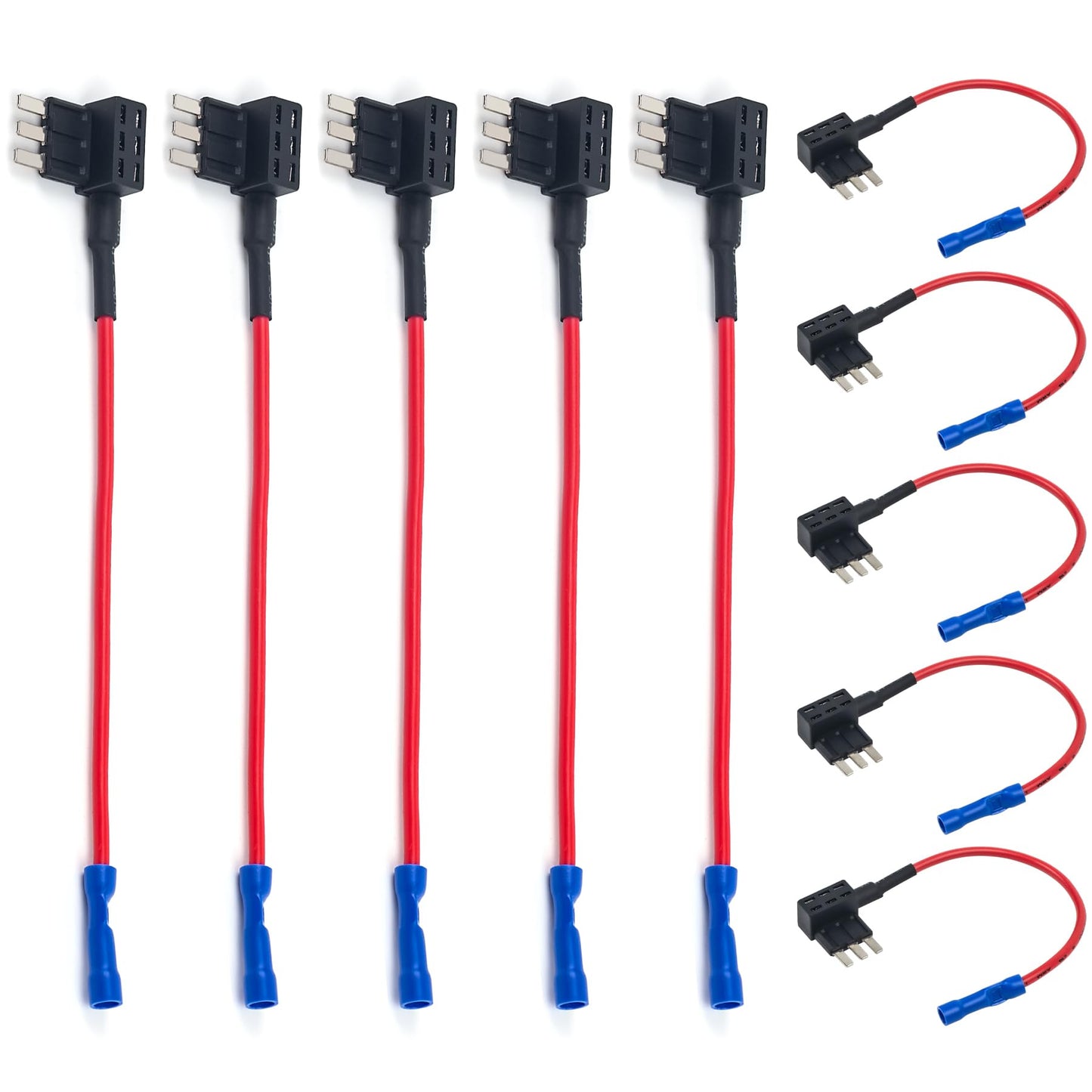 SINBRLAI 10pcs Micro3 ATM ADD A-Circuit Fuse Tap Link, 3 ATM Micro 3 Fuse Tap for Cars, Trucks, Boats