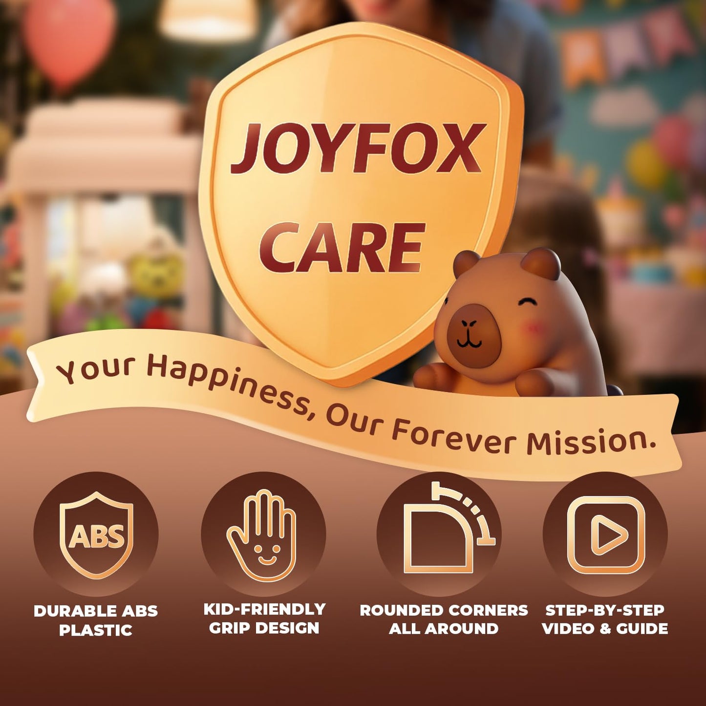 Claw Machine for Kids, Capybara Vending Machine for Age 3+, Toy Claw Machines with Plush and Squishy Prizes for Girls, Candy Grabber Dispenser Toy for Boys Age 3-8 (Capybara-Brown L)