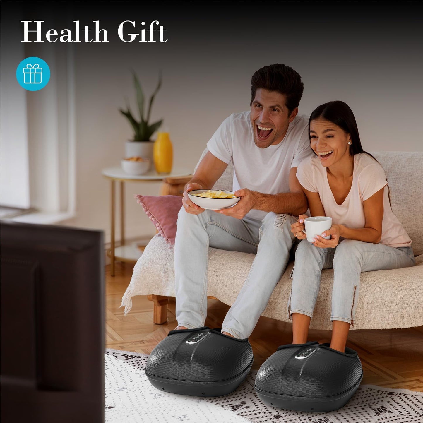 CuPiLo Shiatsu Foot Massager with Heat, Deep Kneading Feet Massager Machine with Remote, Multi-Level Settings & Auto-Off Timer, for Foot Pain and Circulation, Relax for Home or Office, Fits Up to 13"