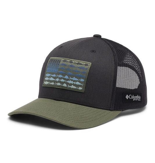 Columbia Unisex Mesh Snap Back Closure, Shark/Cypress, One Size