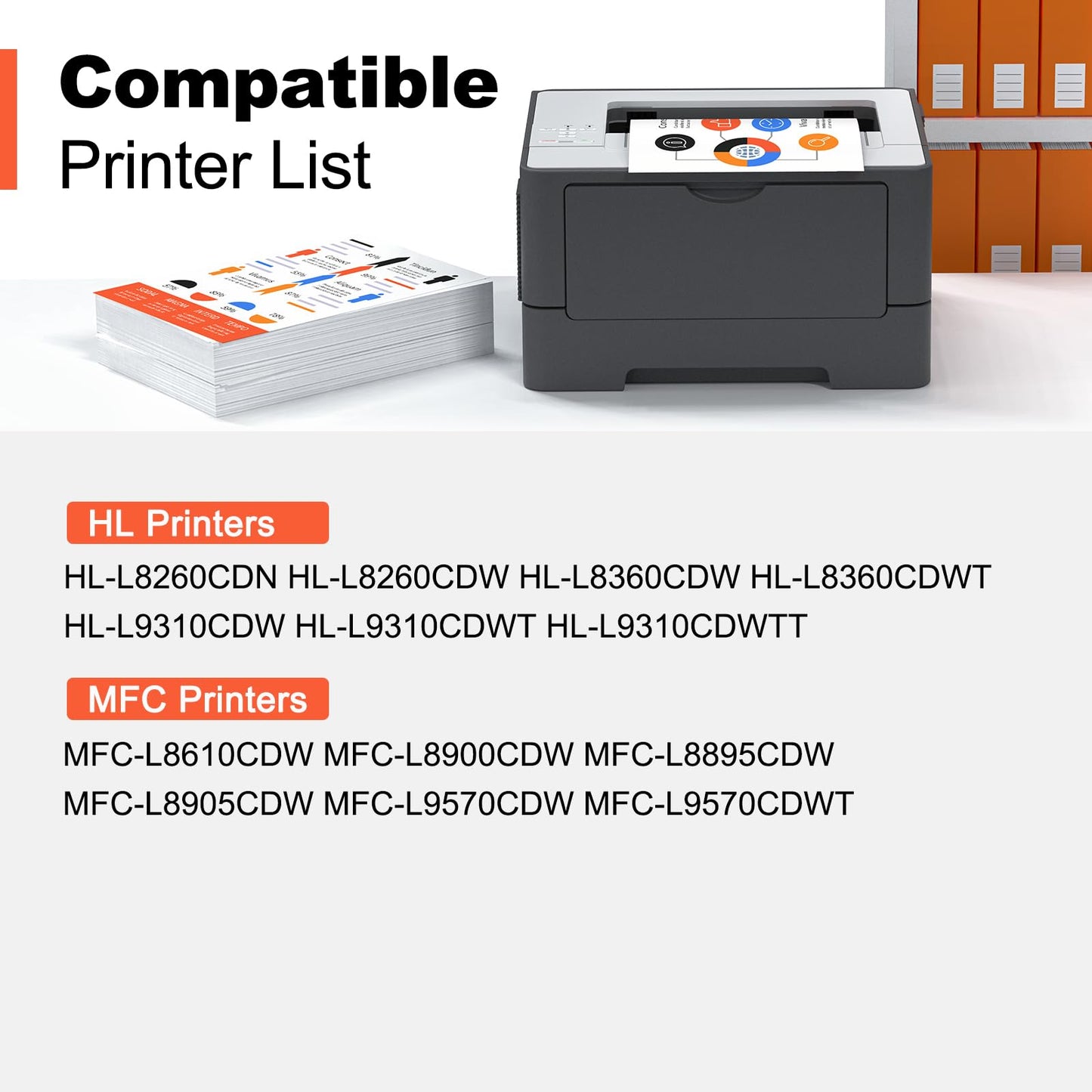 v4ink TN436 Toner Replacement for Brother TN436 TN 436 Toner Cartridge TN436BK TN436C TN436M TN436Y Set use for Brother HL-L8360CDW HL L9310CDW L8260CDW MFC-L9570CDW MFC-L8610CDW MFC-L8900CDW, 4 Pack