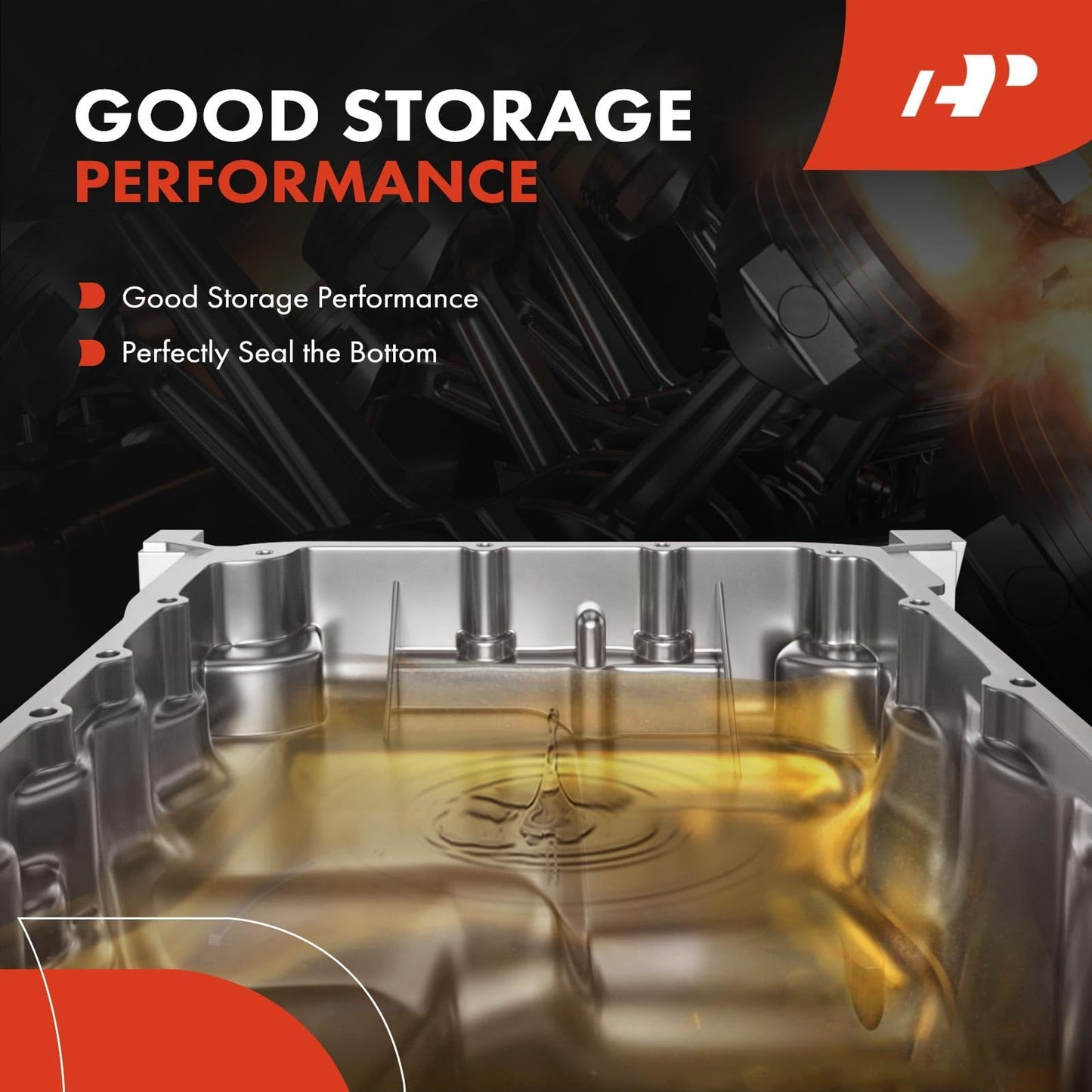 A-Premium Transmission Oil Pan with Drain Plug Compatible with Mitsubishi Outlander 2016-2020, Outlander Sport 2015-2024, Lancer 2016-2017, 2.0L 2.4L, Replaces 2705A048, 2705A062