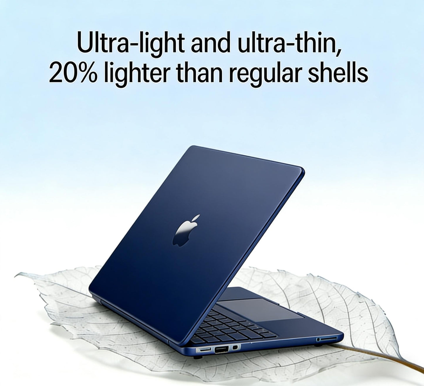 Se7enline for MacBook Neo Case 13 Inch 2026 with A18 Pro Chip Model A3404, Blue Hard Shell with Keyboard Cover, Lightweight Scratch & Fingerprint Resistant for Travel Office Daily Use, Matte Indigo